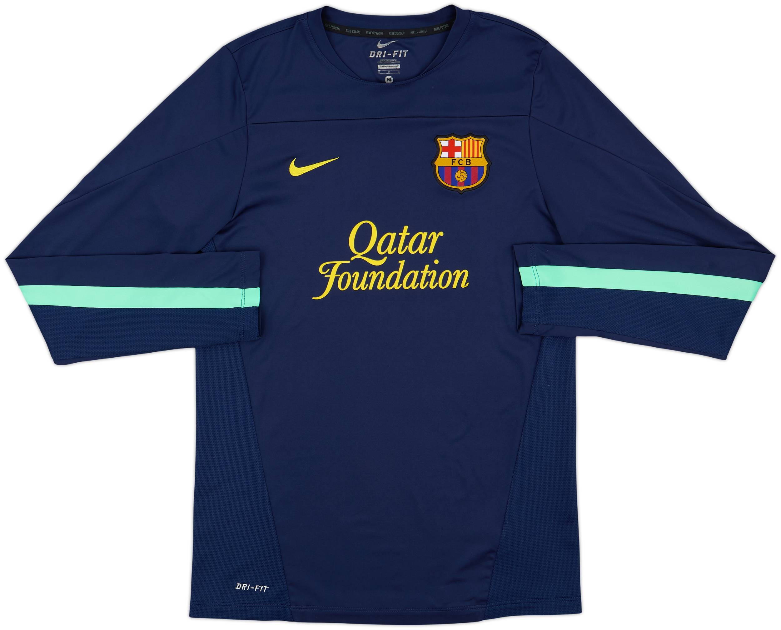 2013-14 Barcelona Nike Training L/S Shirt - 10/10 - (M)