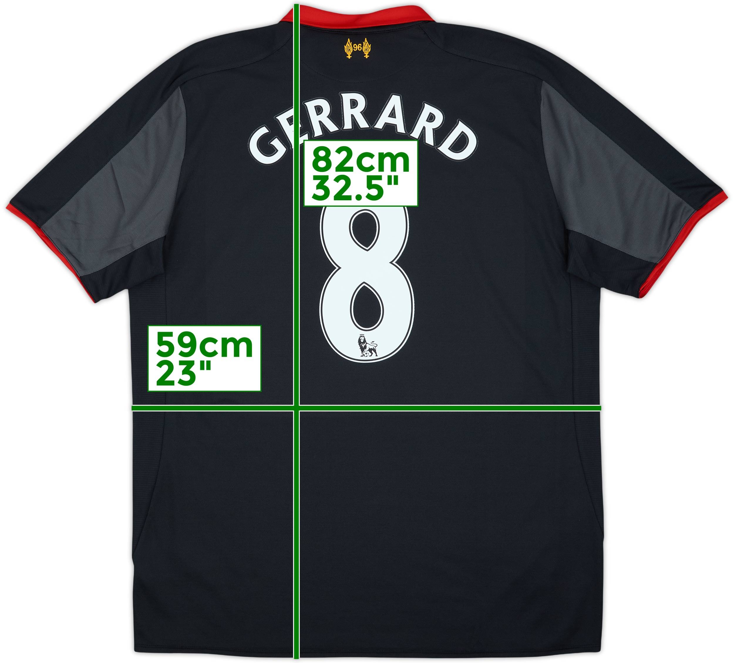 2014-15 Liverpool Third Shirt Gerrard #8 - 10/10 - (XL)
