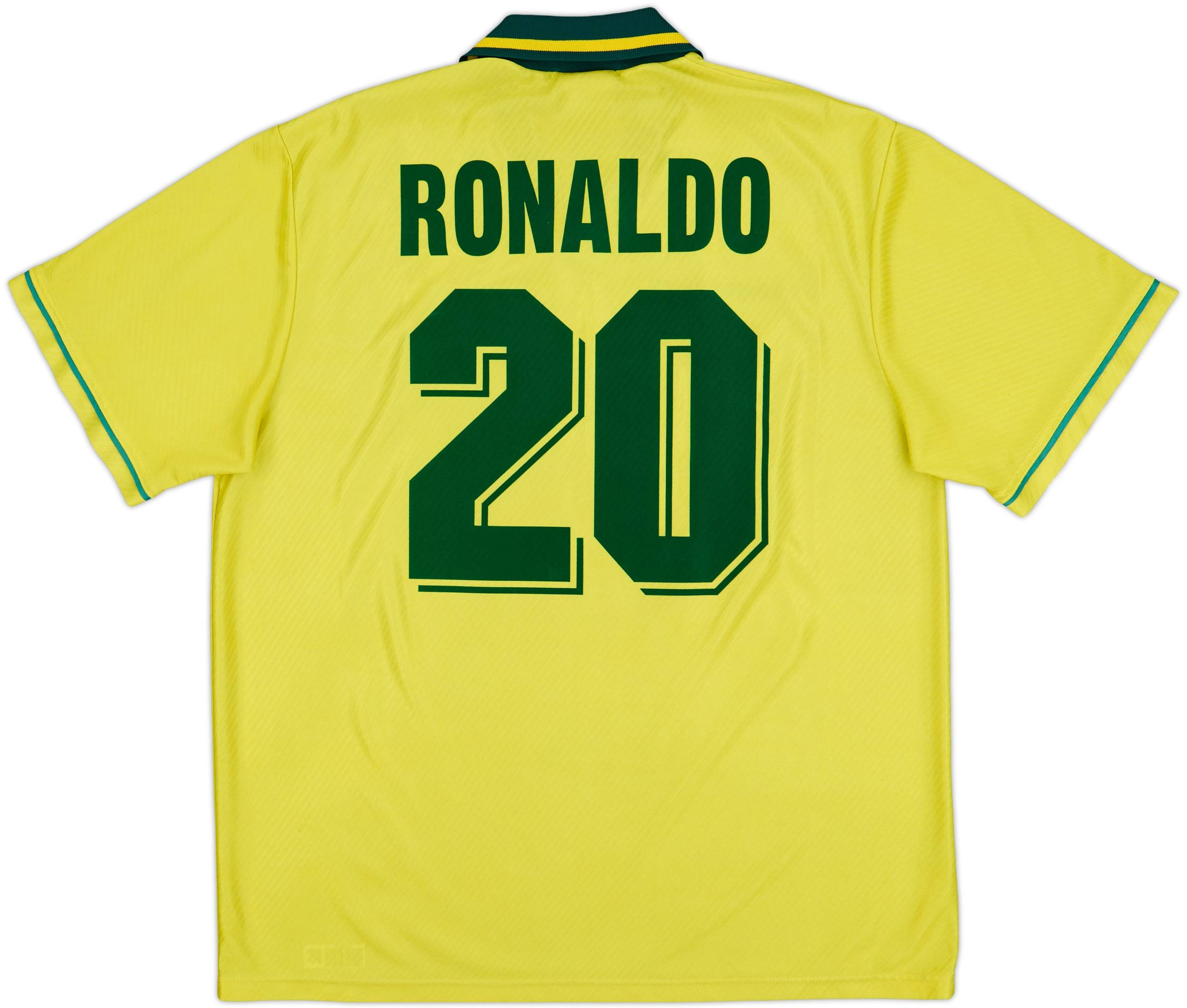 1994 Brazil Home Shirt Ronaldo #20 - 6/10 - (XL)