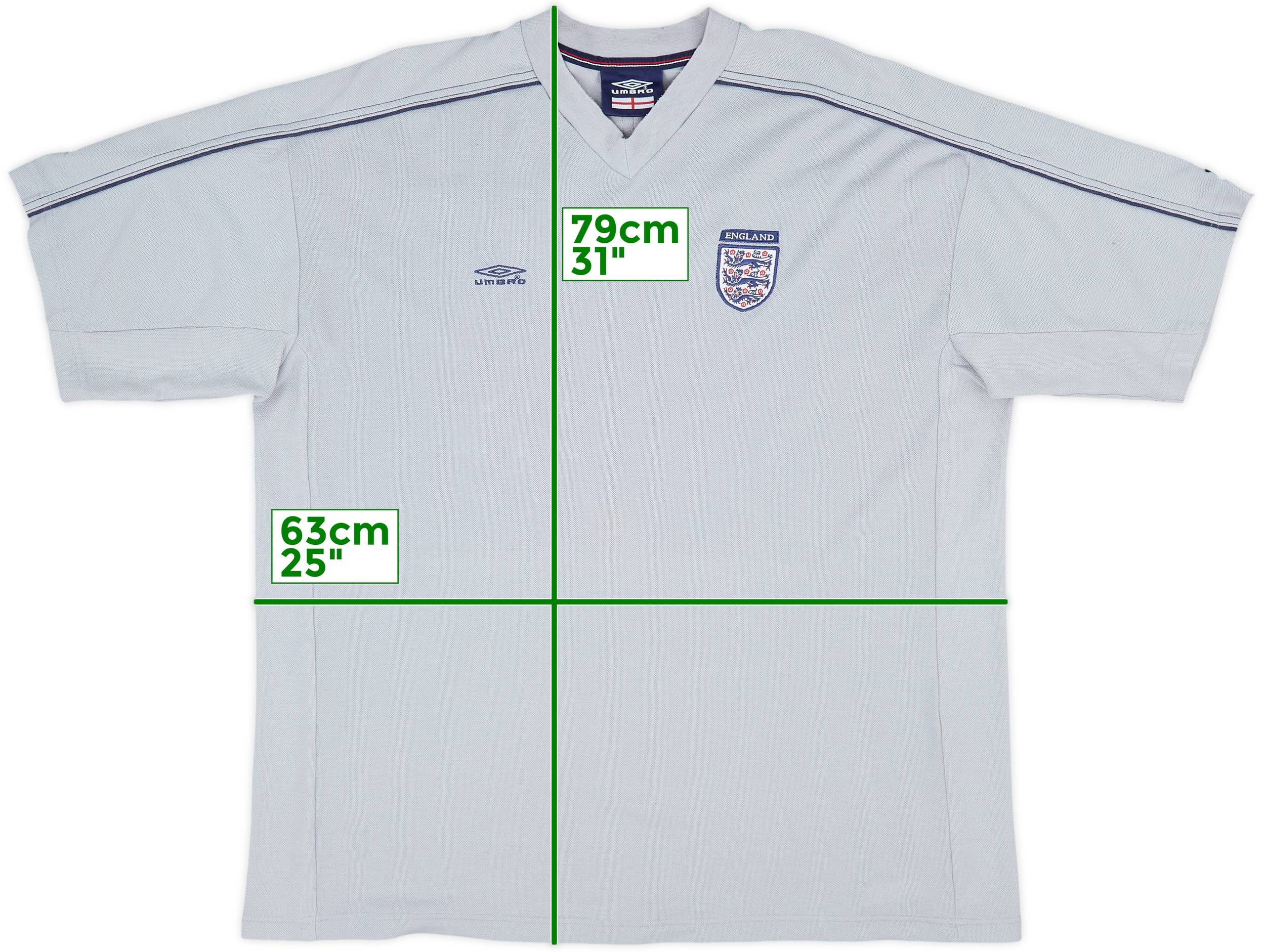 トップス 2002 umbro England national team shirt 2002-04 England Umbro Cotton Tee - 6/10 - (XXL)