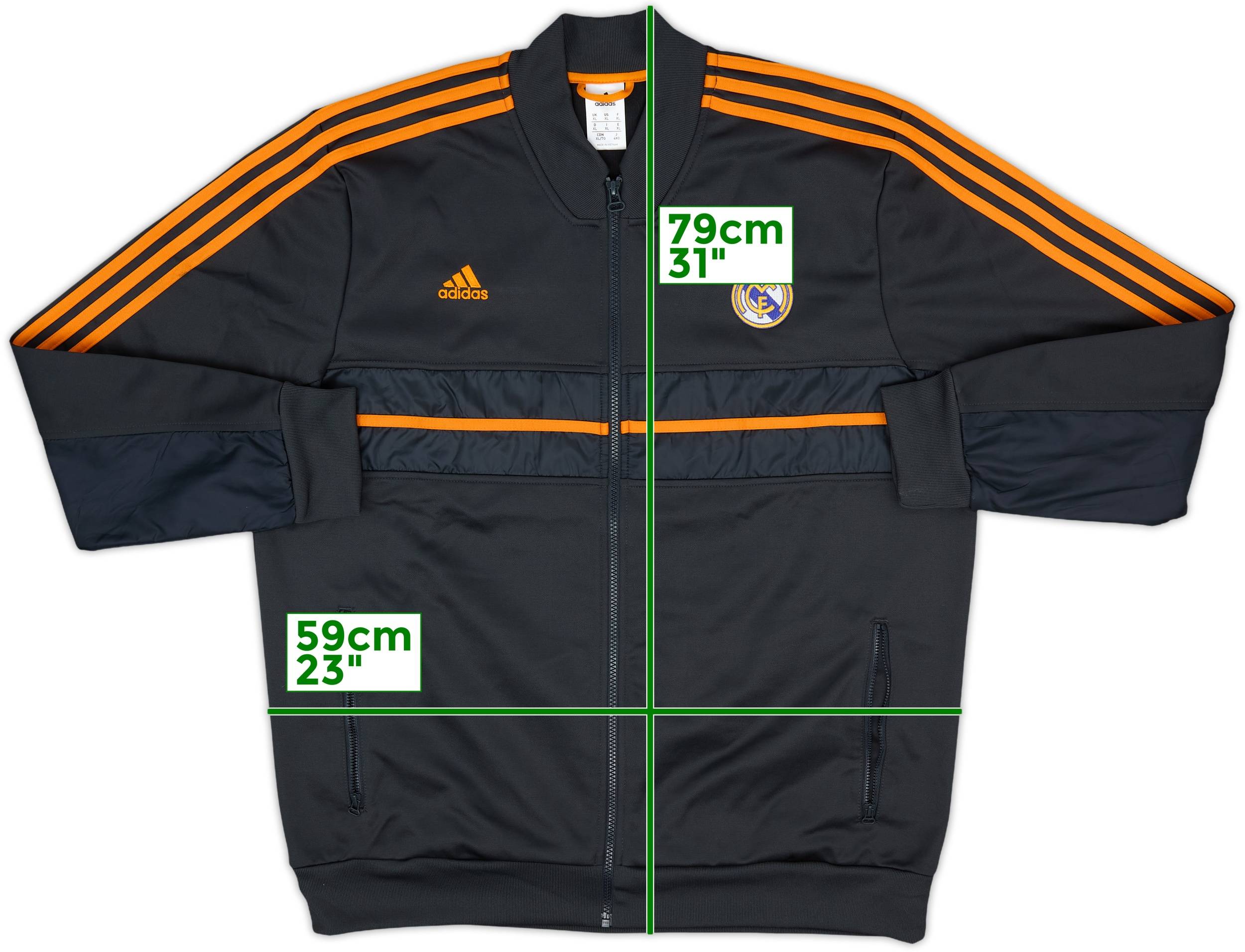 ADIDAS/アディダス REAL ジャケット XL 2013-14 Real Madrid adidas Track Jacket - 8/10 - (XL)