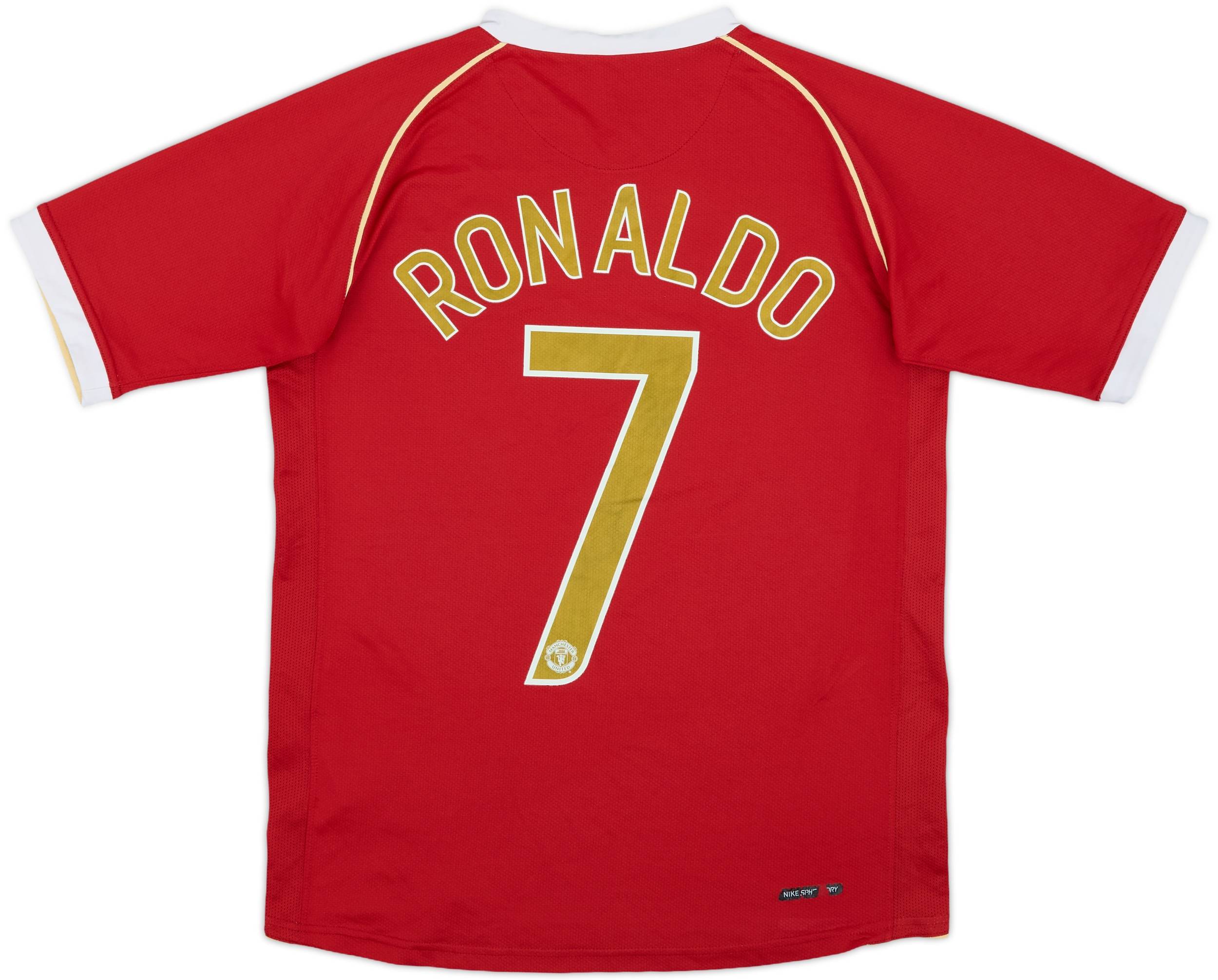 2006-07 Manchester United Home Shirt Ronaldo #7 - 9/10 - (XL