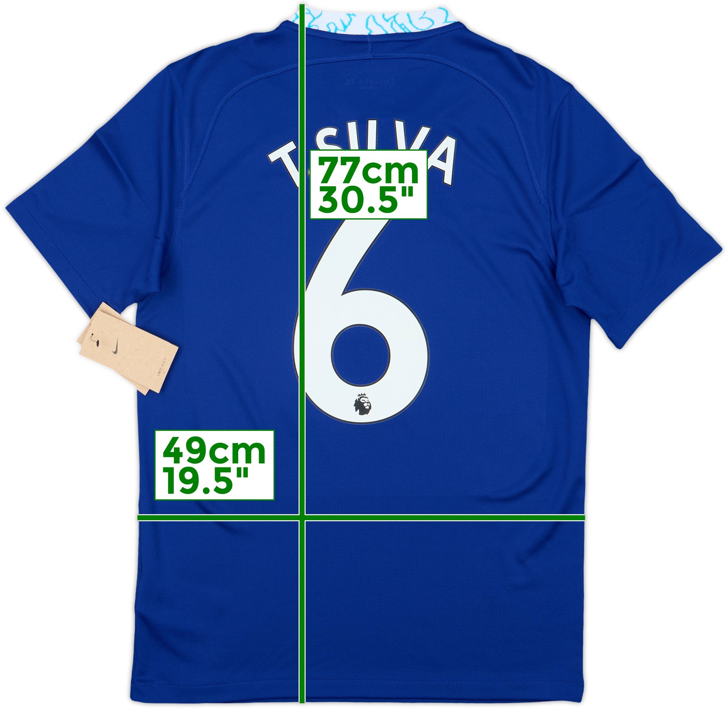 2022-23 Chelsea Home Shirt T.Silva #6 (S)
