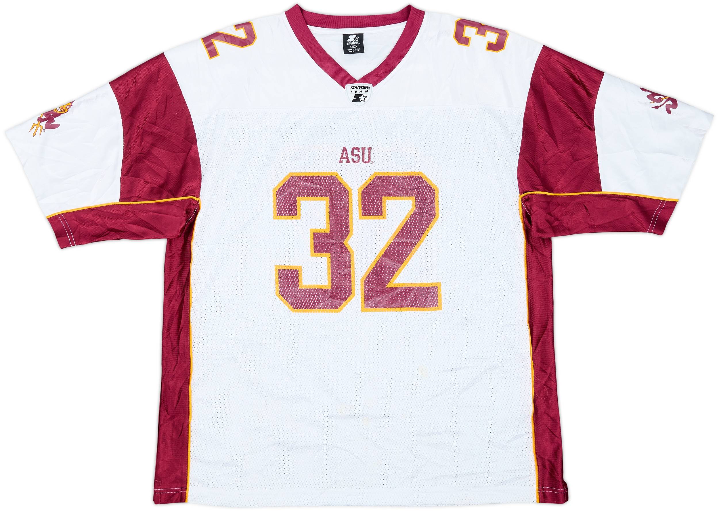 ユニフォーム 90s arizona state sun devils Jersey 1990s Arizona State Sun Devils #32 Starter Away Jersey - 7/10 - (XL)