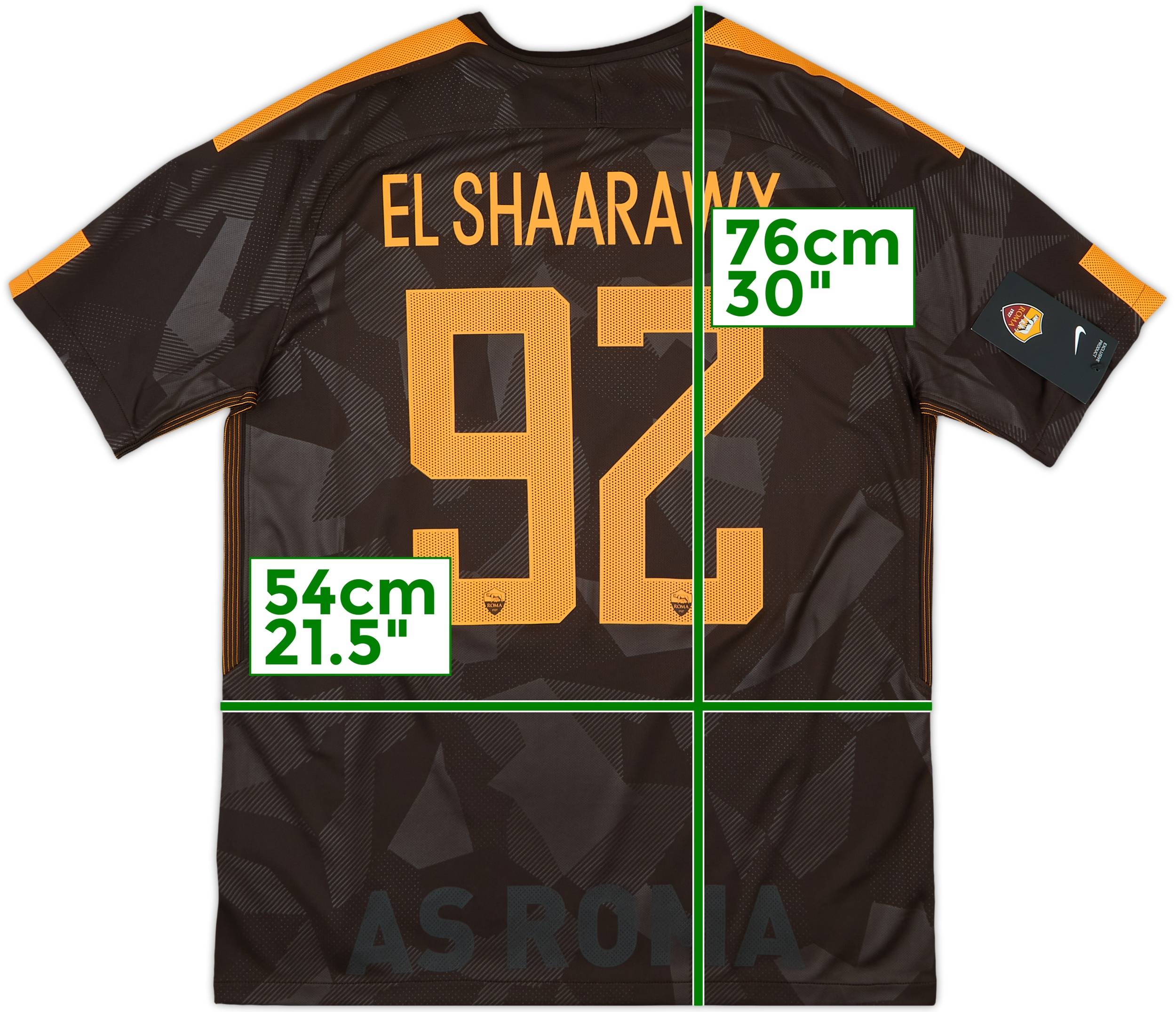2017-18 Roma Third Shirt El Shaarawy #92 (L)