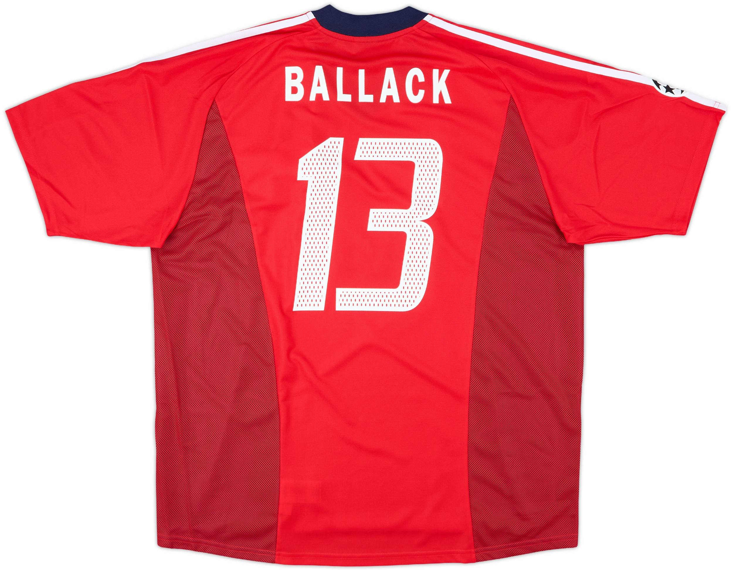 Bayern München Ballack 13 シャツ 2005-06 Bayern Munich Home Shirt Ballack #13 - 4/10 - (L.Boys)