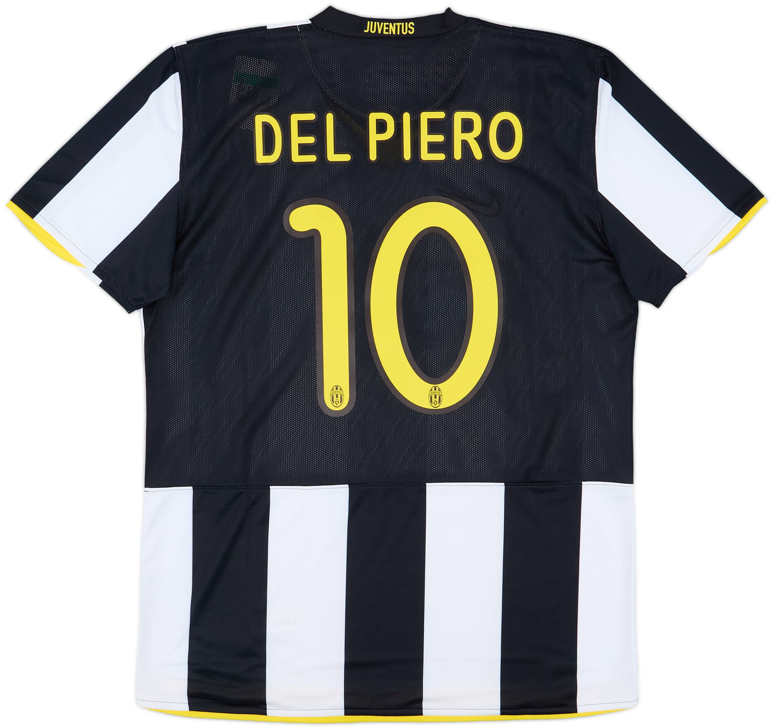 Juventus DEL PIERO 10番シャツ 2008-09 Juventus Home Shirt Del Piero #10 - 8/10 - (M)