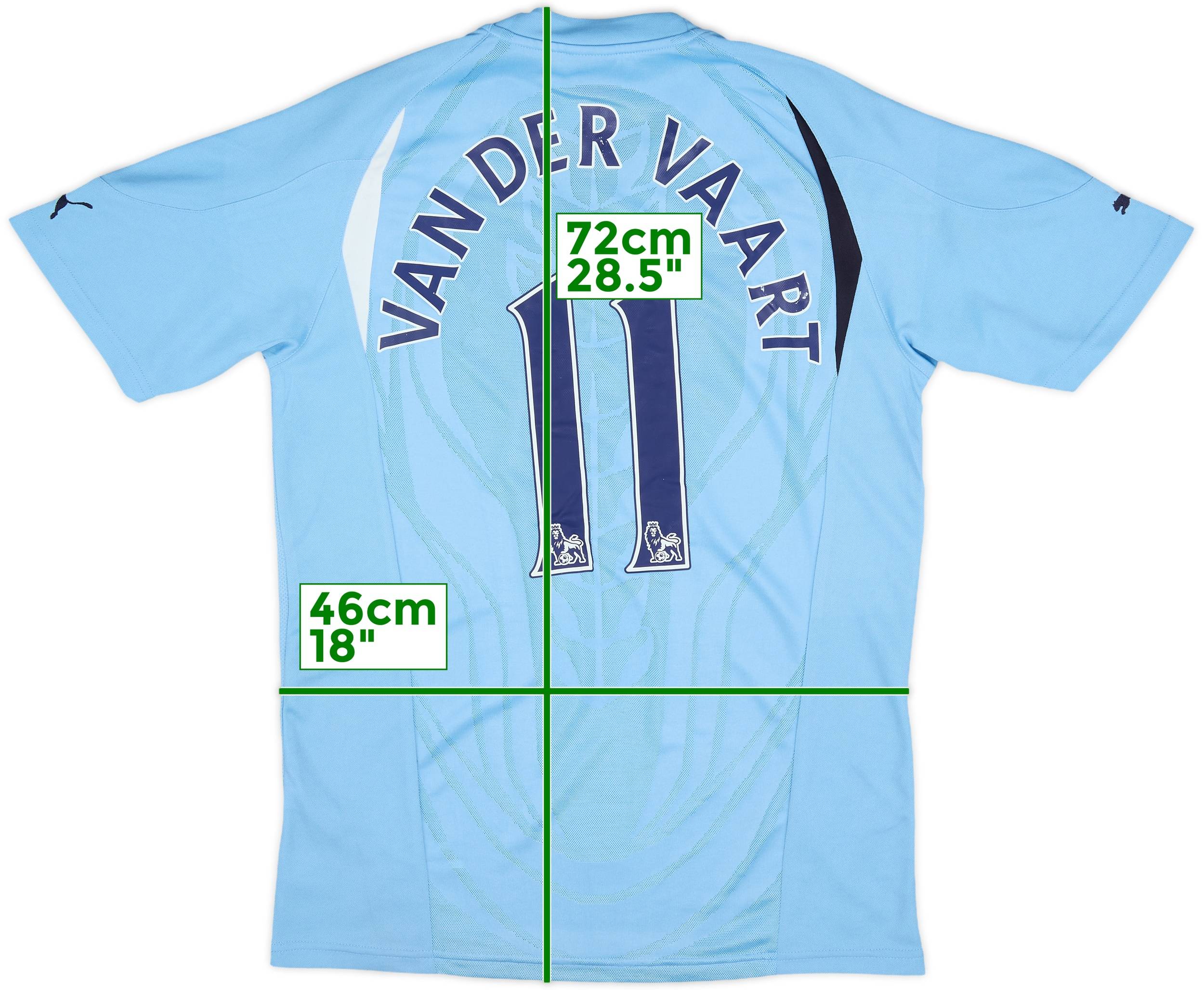 トッテナム ユニフォーム(H) 10-11 VAN DER VAART 2010-11 Tottenham Away Shirt Van Der Vaart #11 (S)