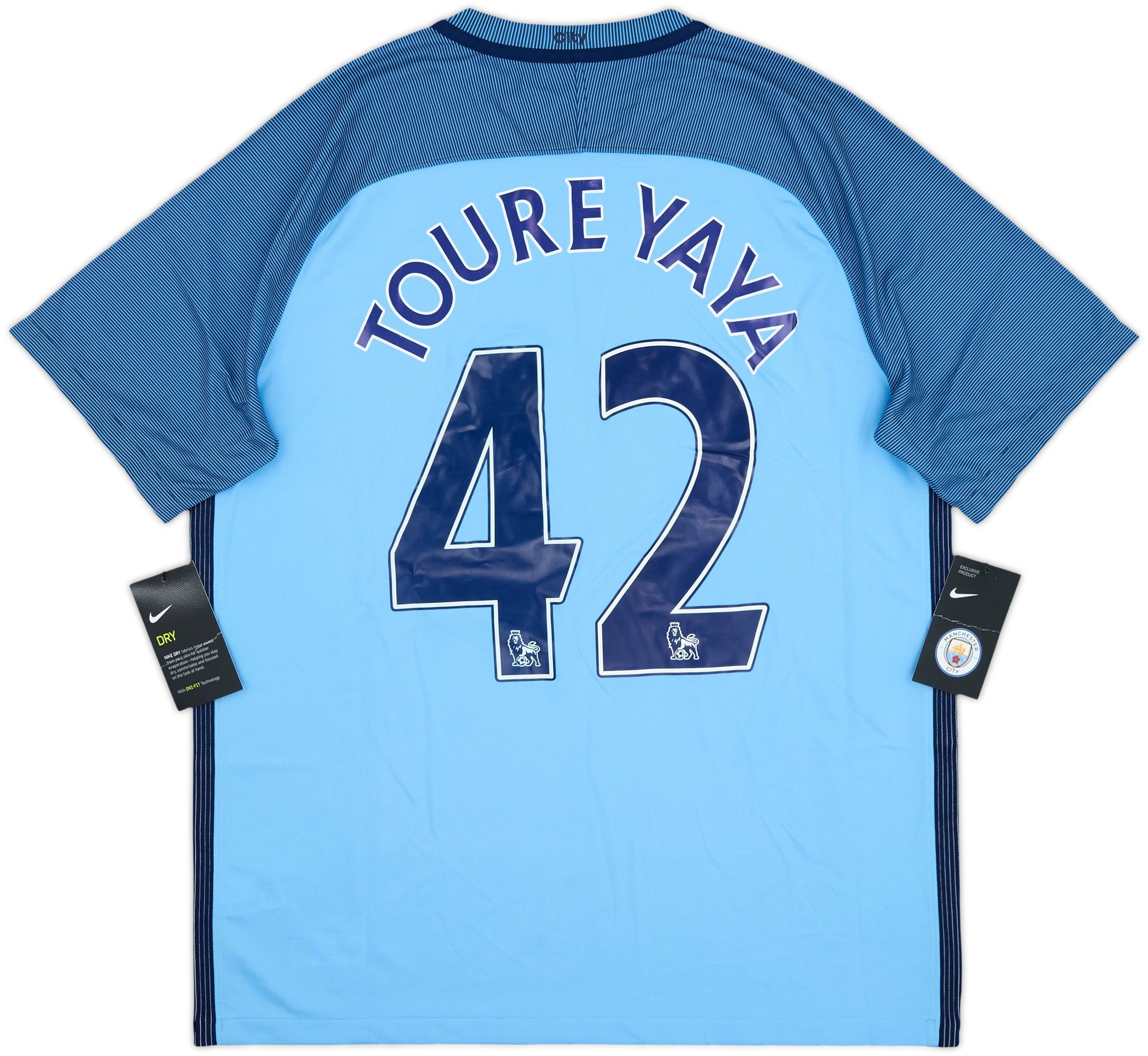 マンチェスター・シティ Toure Yaya 42 ユニフォーム　トゥーレヤヤ Yaya Touré 11-12 Manchester City Home Retro Jersey #42 | eBay
