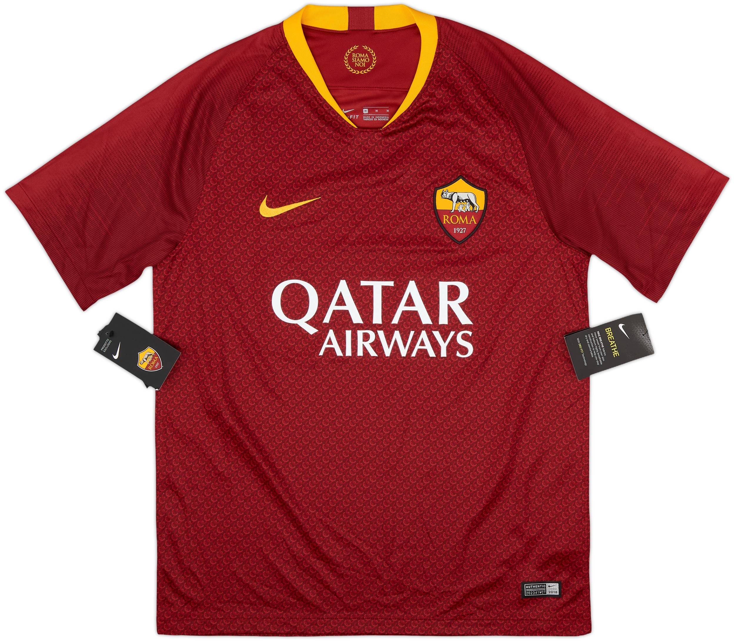 ASローマ De Rossi 18/19 L Nike  デ・ロッシ NIKE ASローマ 18/19 ユニフォーム ホーム 半袖 レプリカ #16.デ