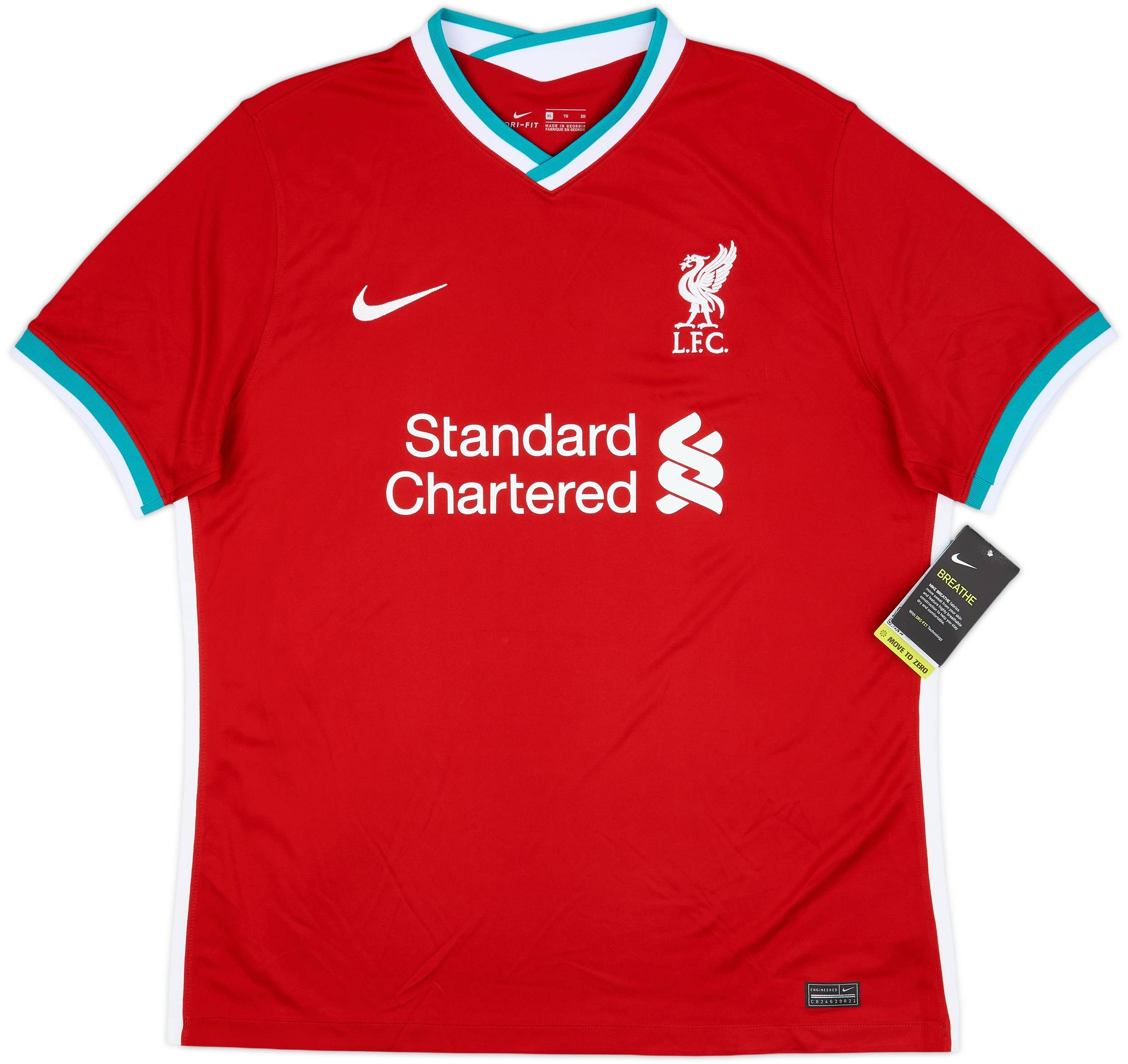 Liverpool M.SALAH 11 2020-21ホーム 2020-21 Liverpool Home Shirt M.Salah #11 - 6/10 - (L.Boys)
