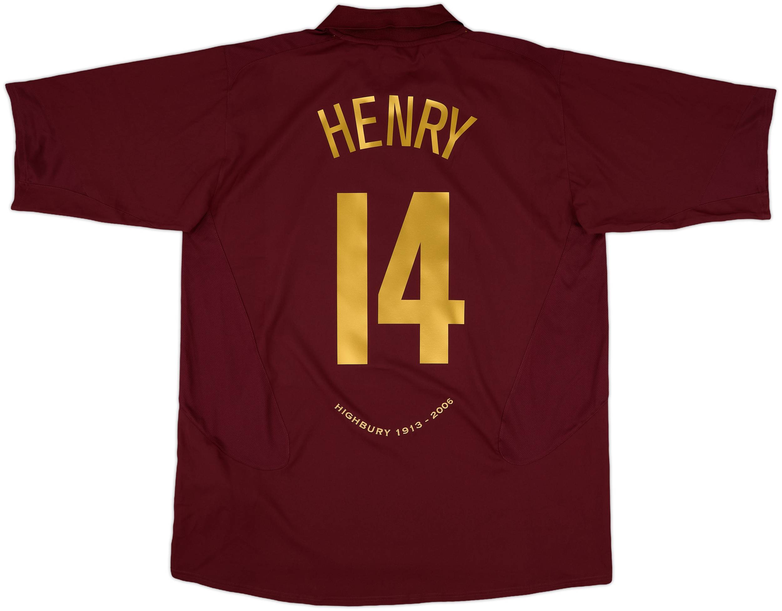 2005-06 Arsenal Home Shirt Henry #14 (XXL)