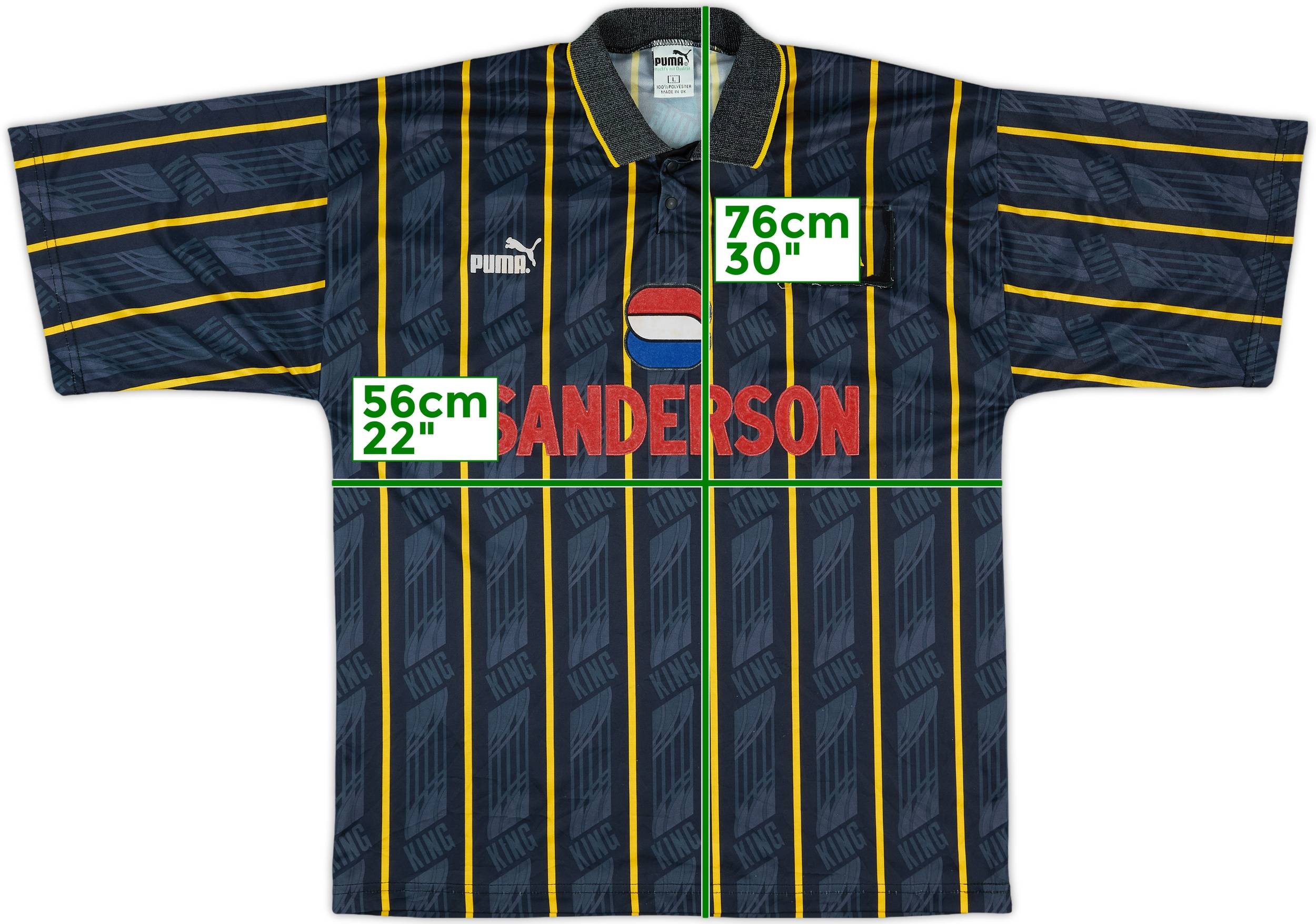 1993-95 Sheffield Wednesday Away Shirt #12 - 3/10 - (L)