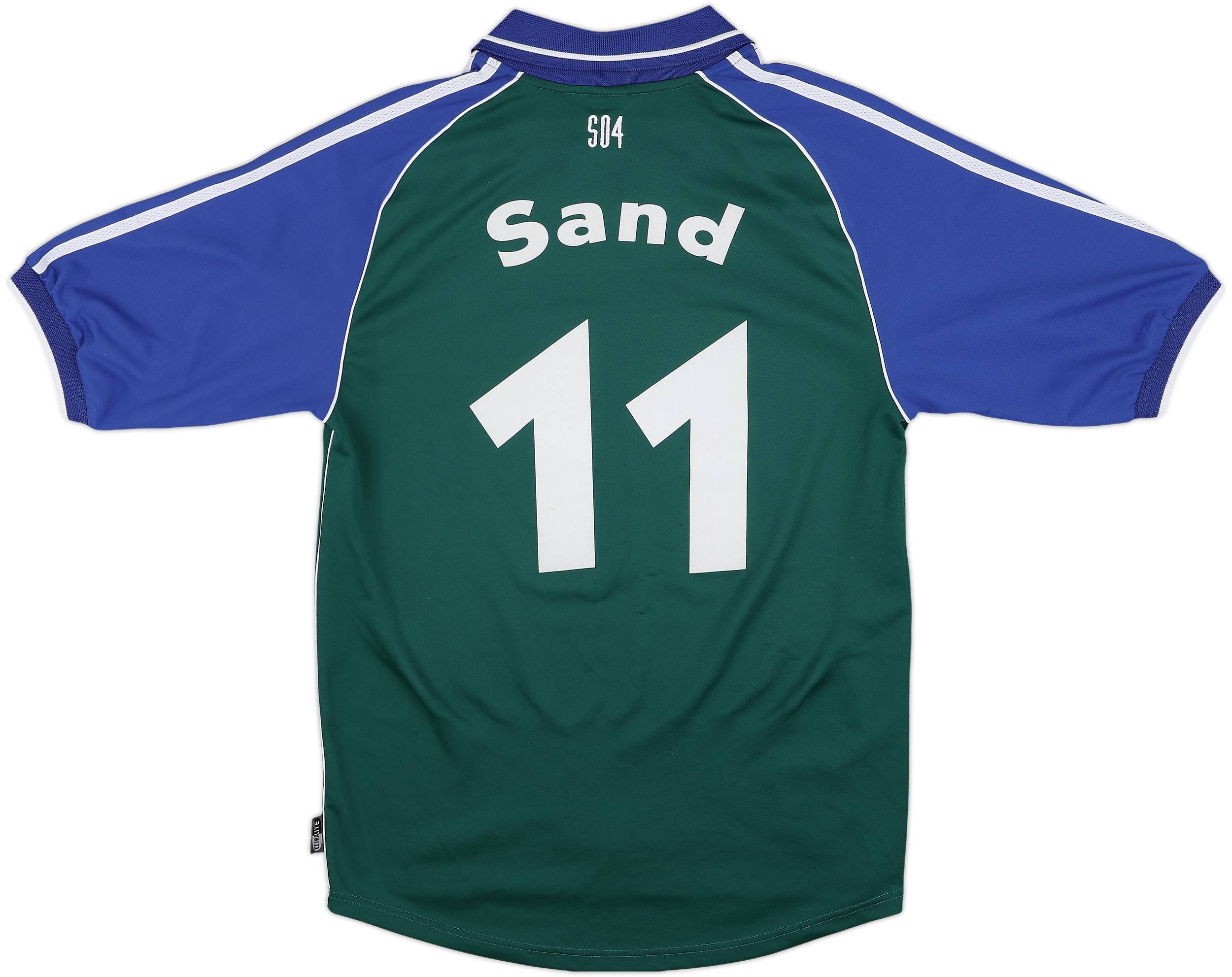 1999-00 Schalke Away Shirt Sand #11 - 8/10 - (S)
