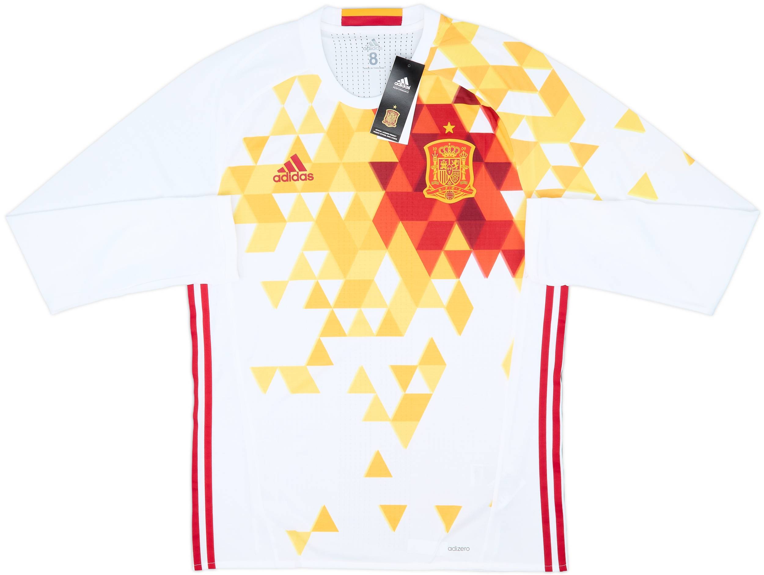 2016-17 Spain Player Issue Away L/S Shirt (L)
