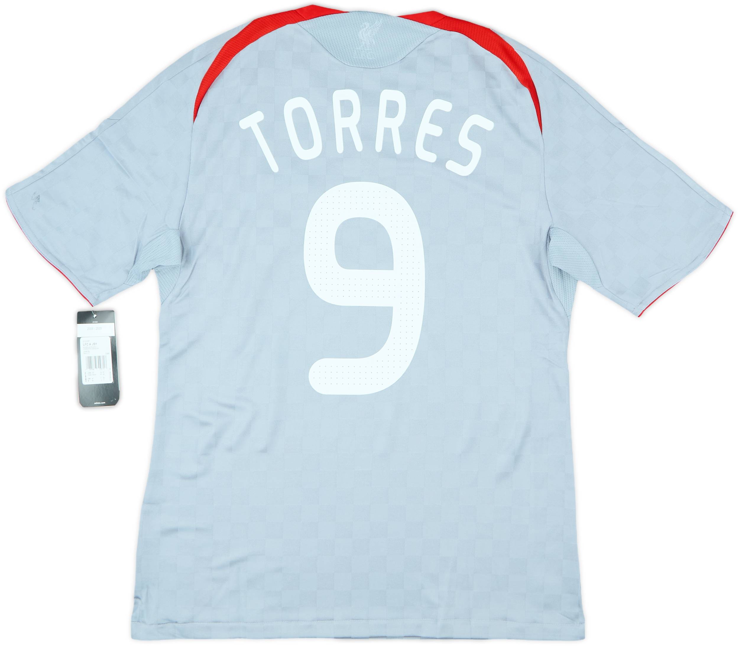 08-09★Liverpool★adidas★サッカーユニフォーム★Torres 2008/09 Torres #9 Liverpool adidas Third Football Shirt (L