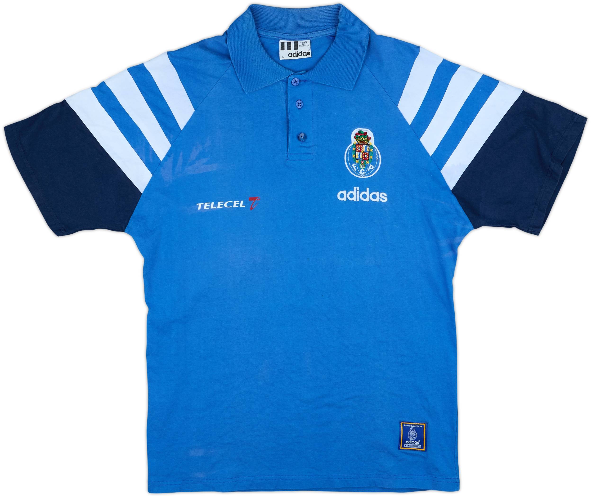 1996-97 Porto adidas Polo Shirt - 7/10 - (L)