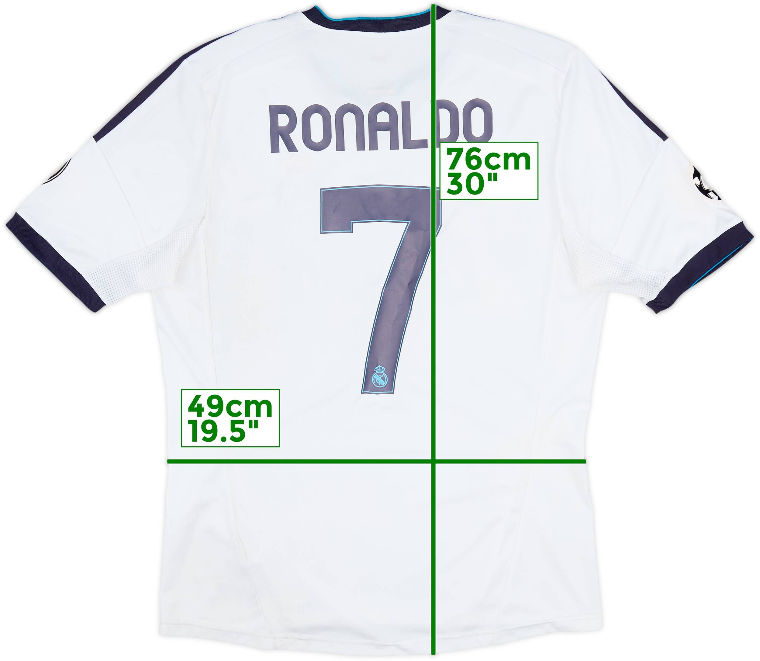 2012-13 Real Madrid Home Shirt Ronaldo #7 - 7/10 - (L)