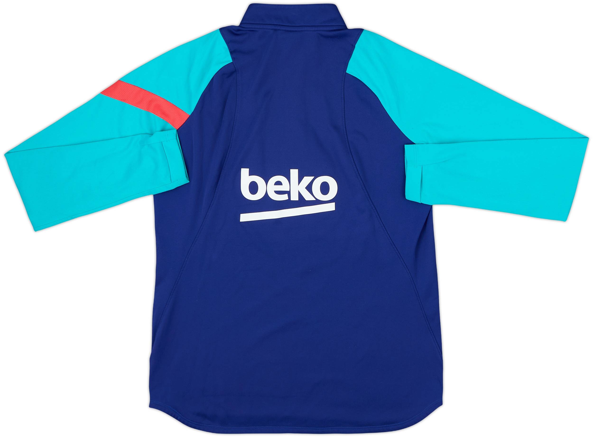 FC Barcelona Nike トレーニングジャージ Mサイズ-選手仕様 2021-22 Barcelona Nike 1/4 Zip Training Top - 8/10 - (M)