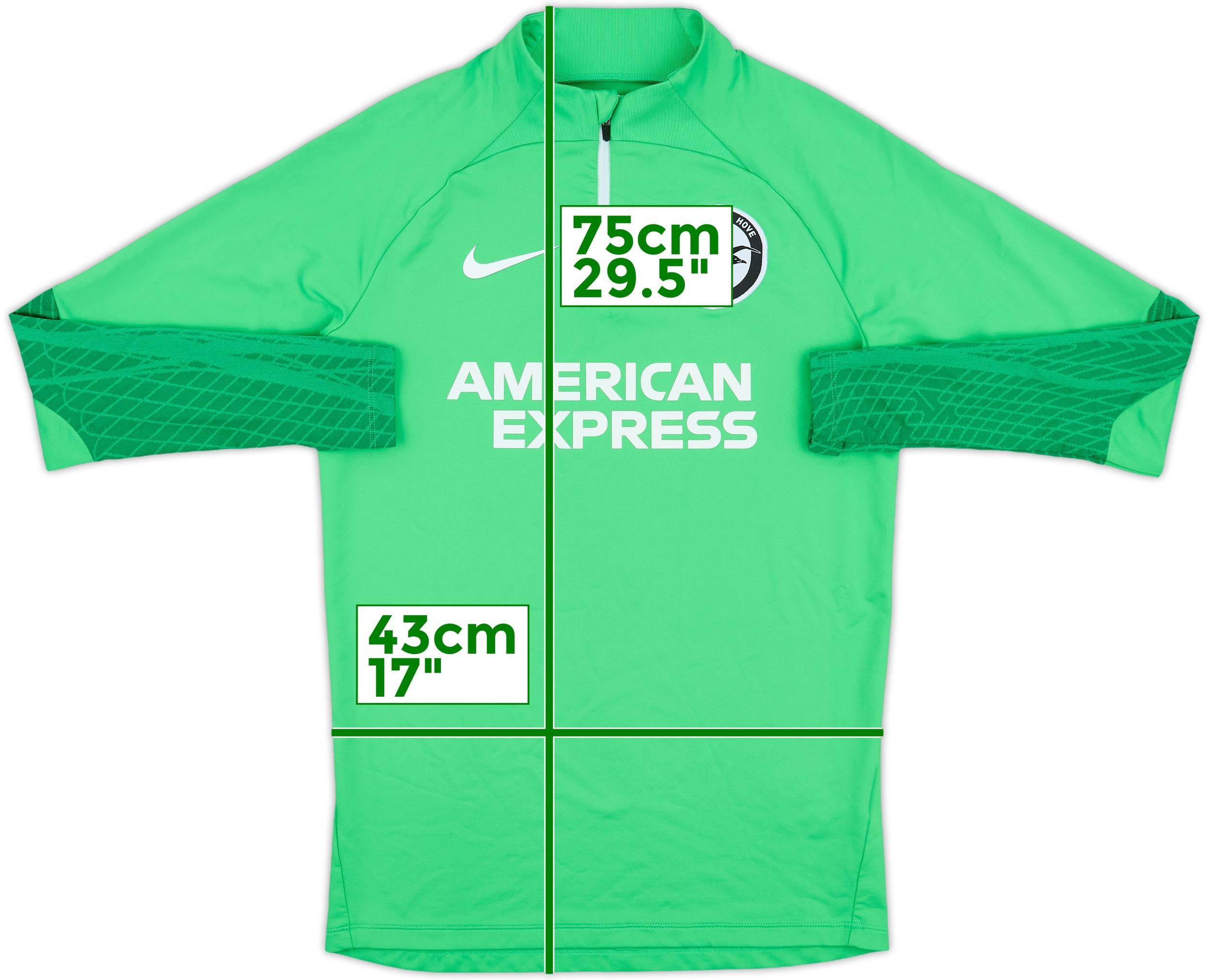 2022-23 Brighton Nike 1/4 Zip Training Top - 8/10 - (S)