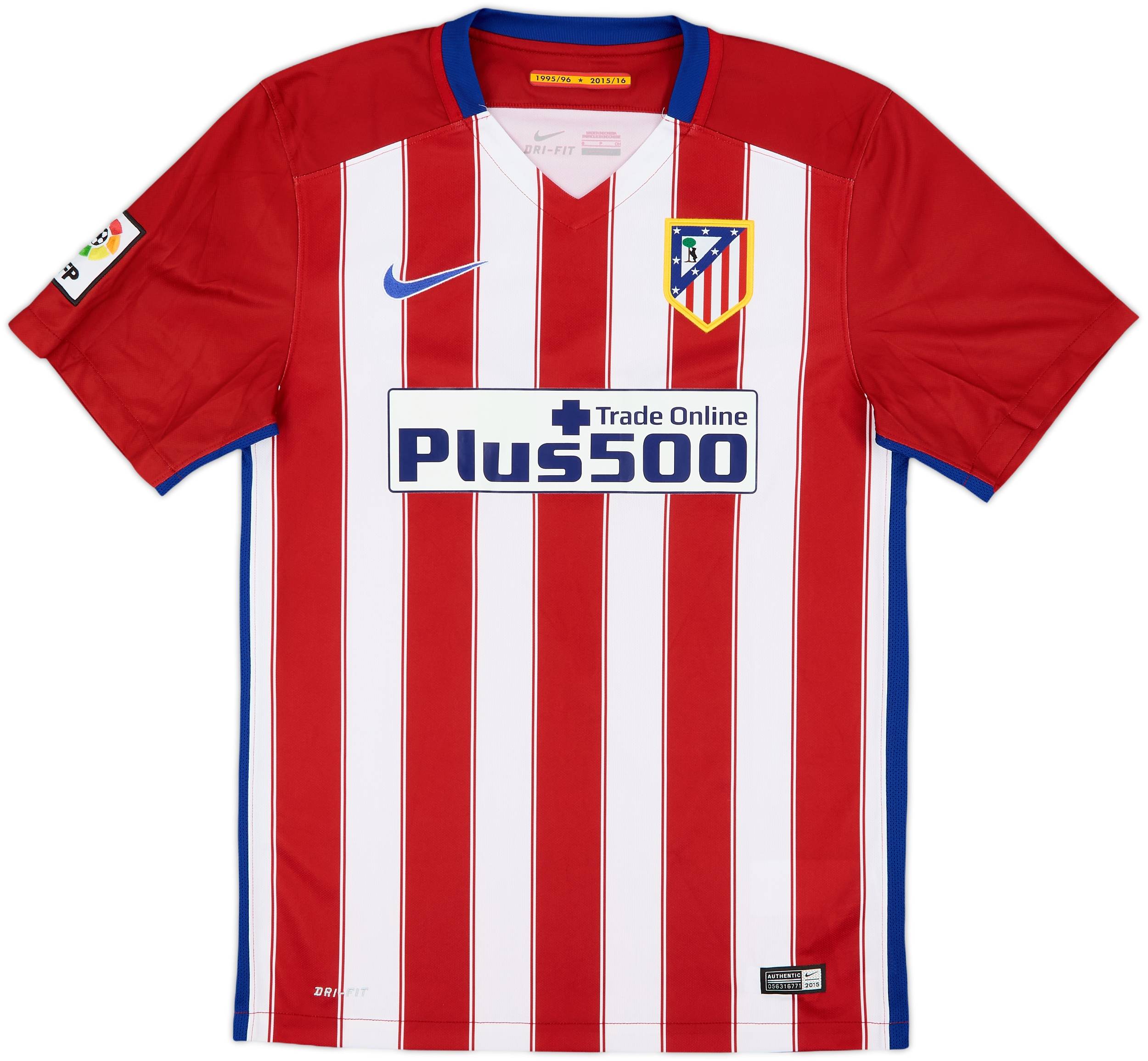 2016-17 Atletico Madrid Home Shirt - 9/10 - (S)