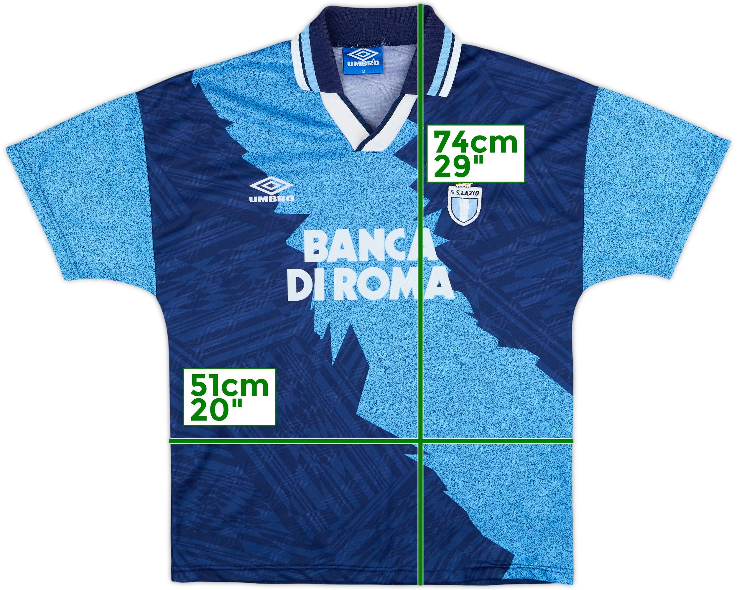 1994-96 Lazio Away Shirt - 9/10 - (M)
