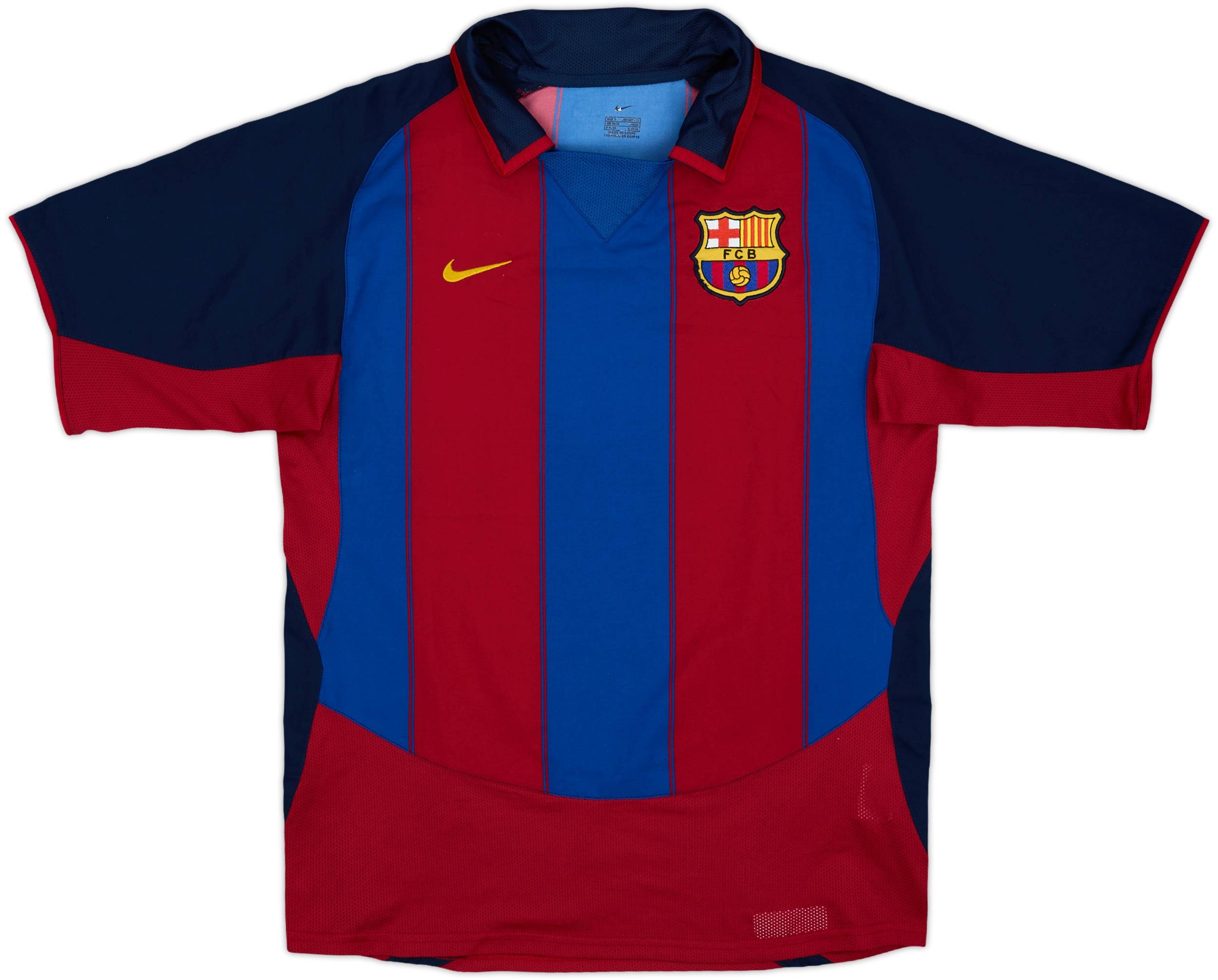 2003-04 Barcelona Home Shirt Ronaldinho #10 - 8/10 - (S)