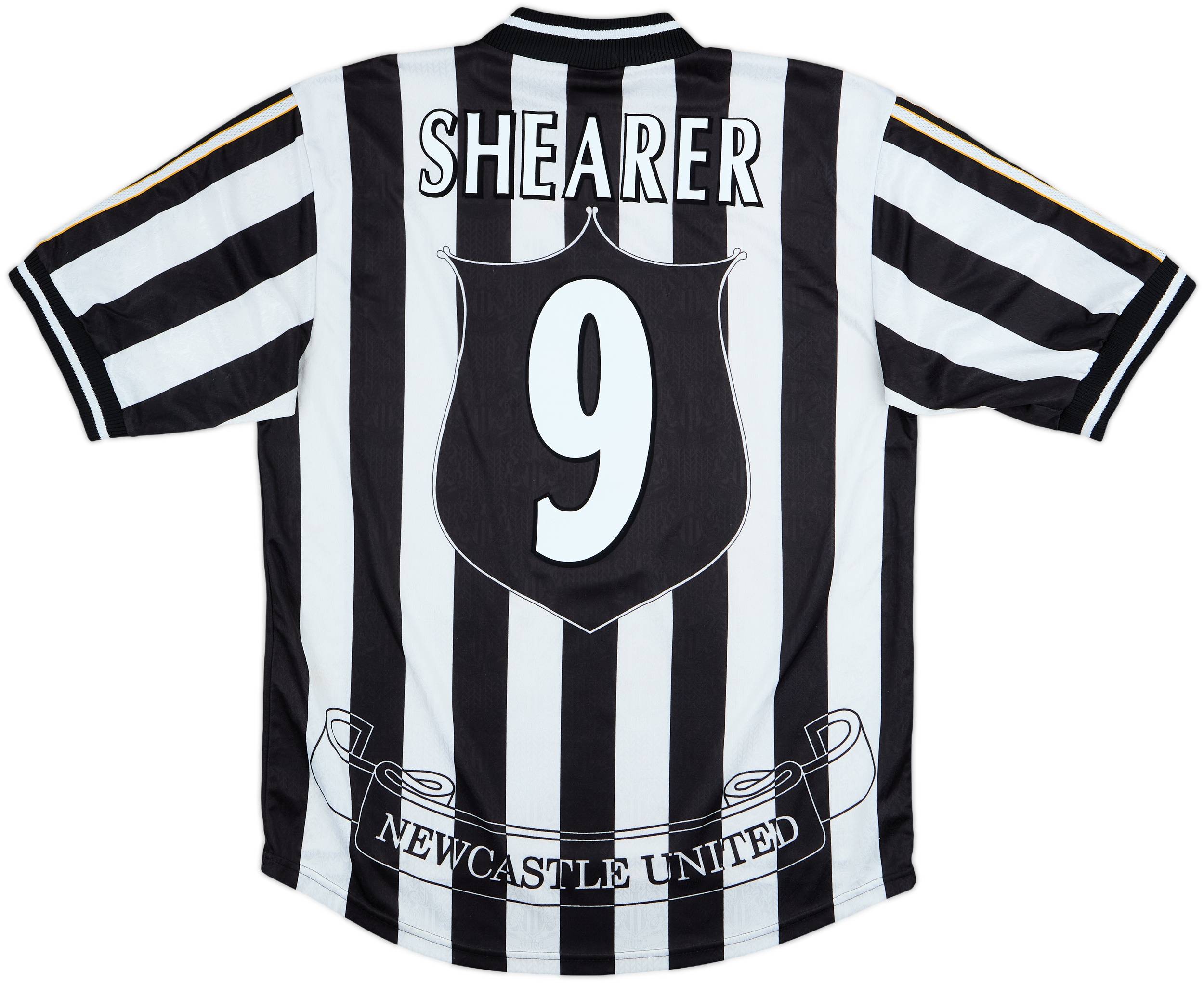 1997-99 Newcastle Home Shirt Shearer #9 - 8/10 - (L)