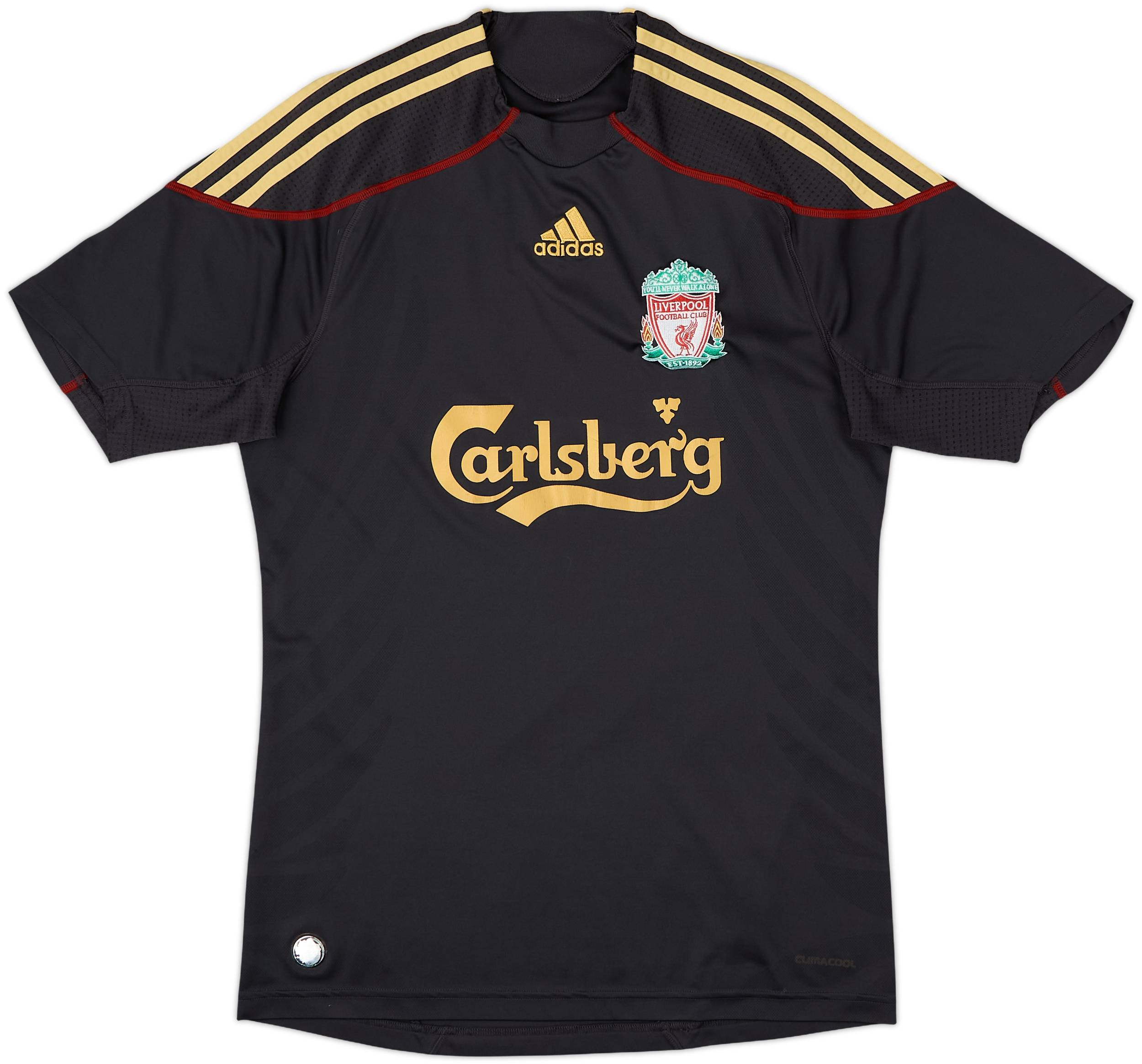 2009-10 Liverpool Away Shirt Gerrard #8 - 7/10 - (S)