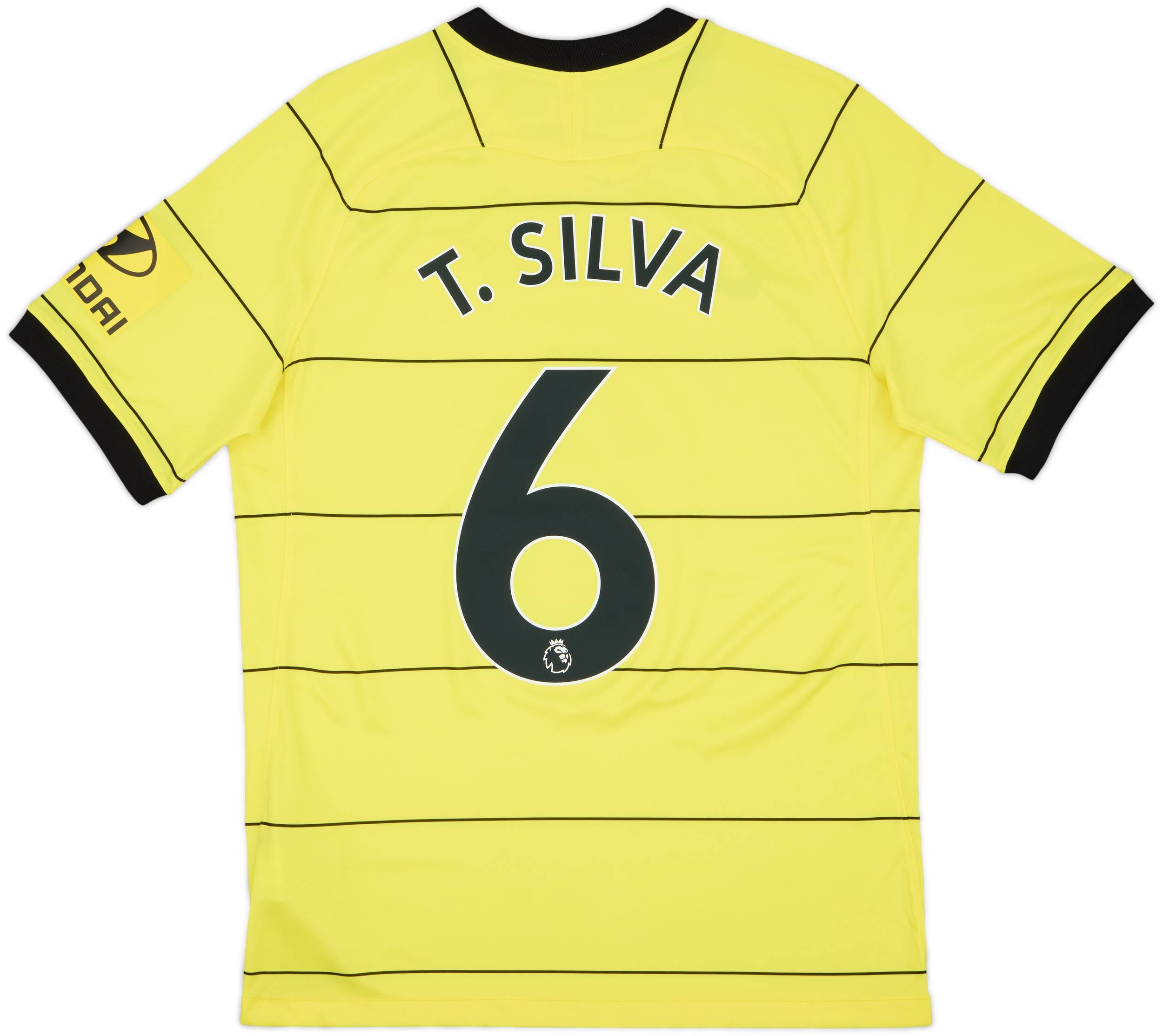 2021-22 Chelsea Away Shirt T.Silva #6 - 8/10 - (M)