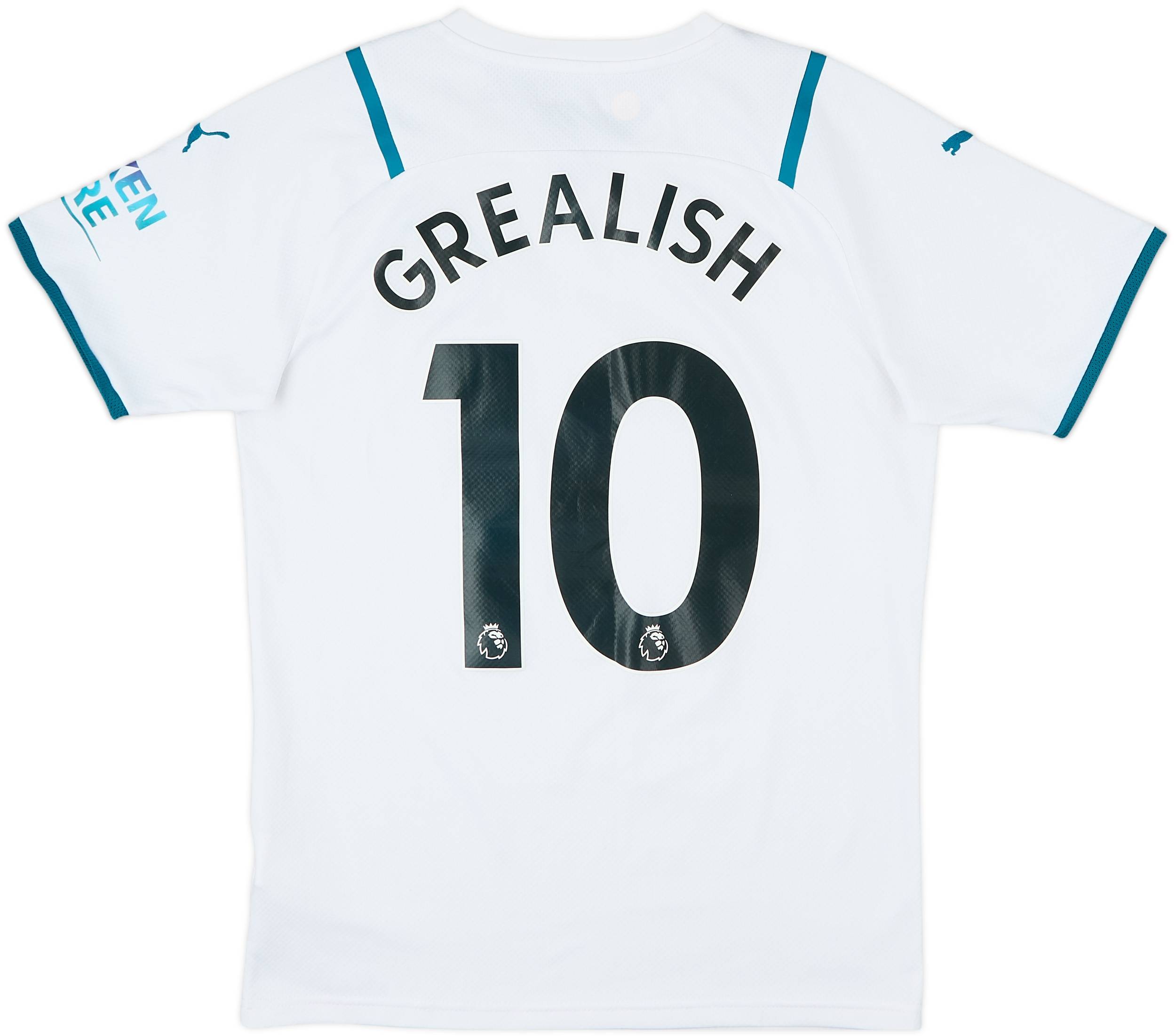 Manchester City Tシャツ　10番GREALISH 2021-22 Manchester City Away Shirt Grealish #10 - 8/10 - (S)