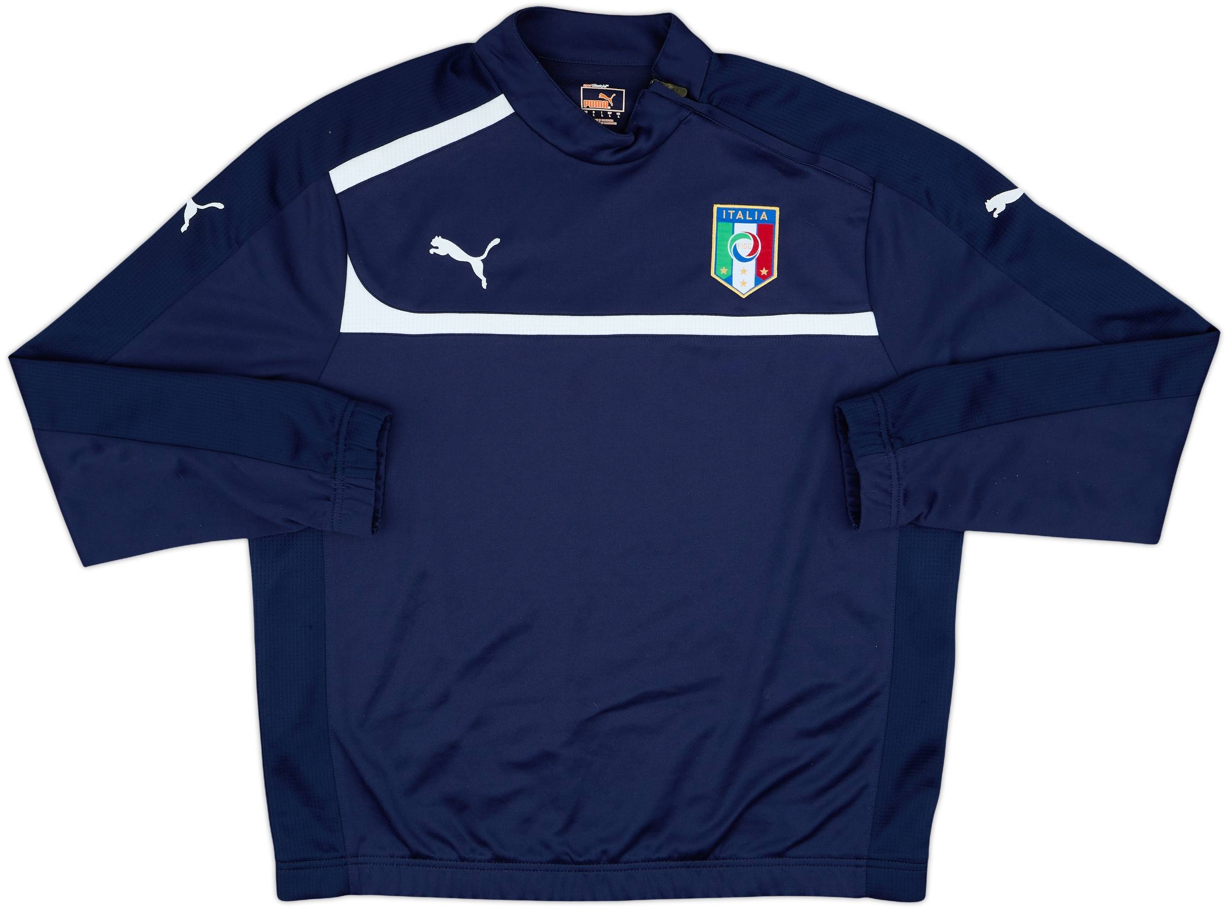2012-13 Italy Puma 1/4 Zip Drill Top - 8/10 - (L)