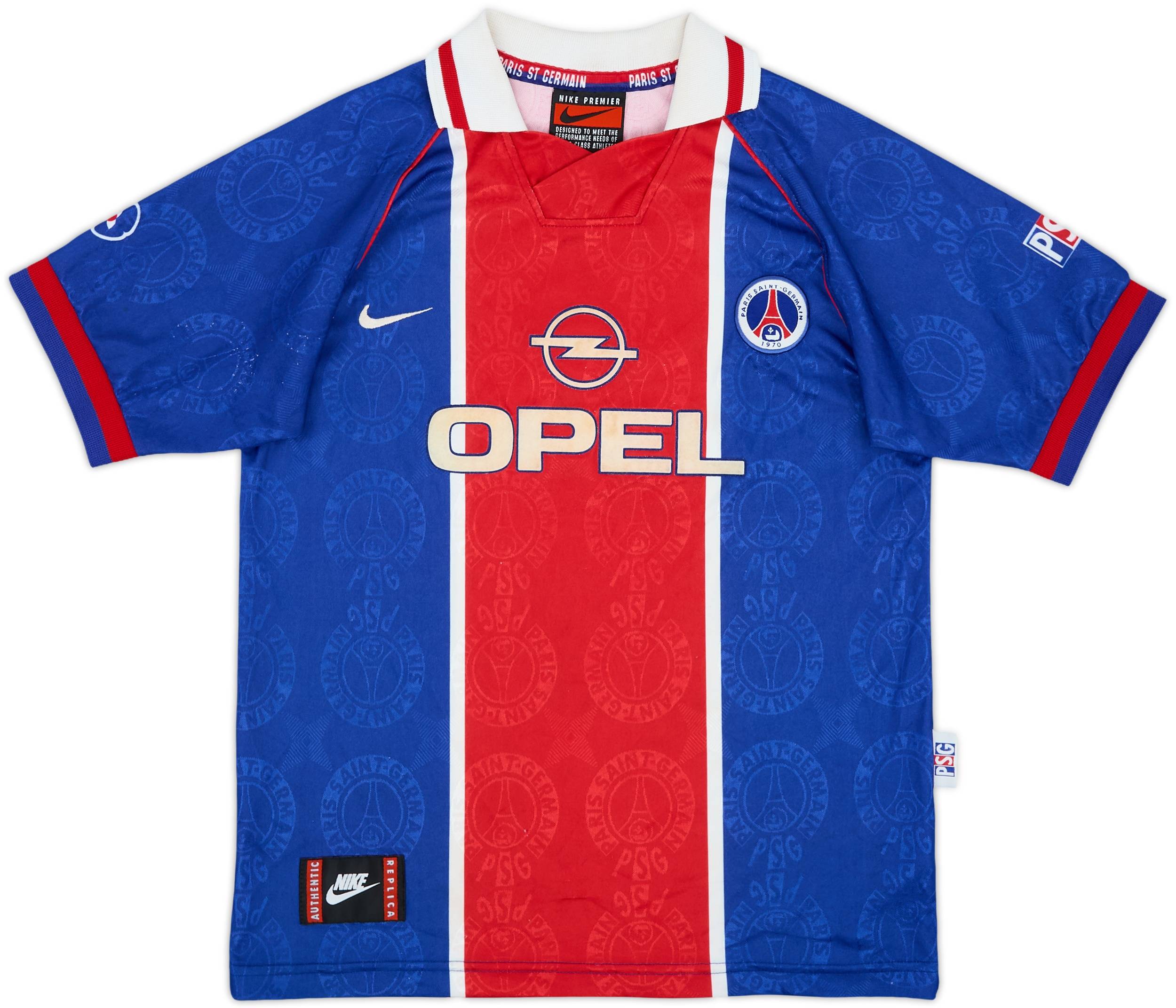 1996-97 Paris Saint-Germain Home Shirt - 6/10 - (L.Boys)