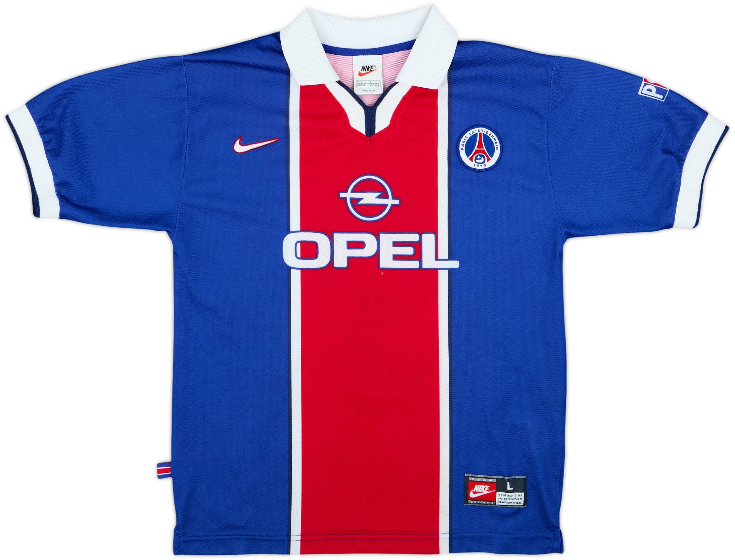 1997-98 Paris Saint-Germain Home Shirt Simone #9 - 8/10 - (L.Boys)
