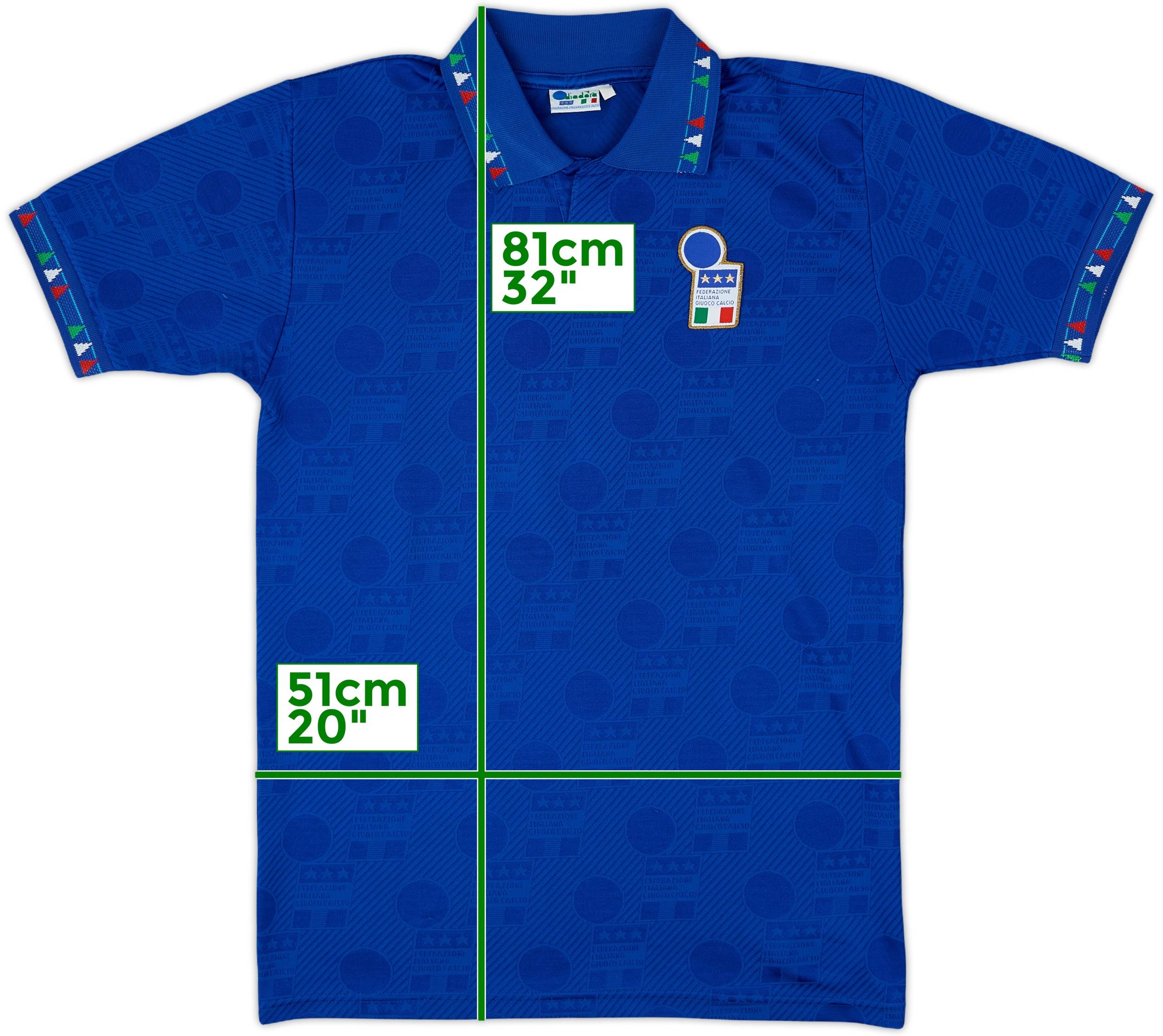 1994 Italy Home Shirt (Baggio) #10 - 6/10 - (M)