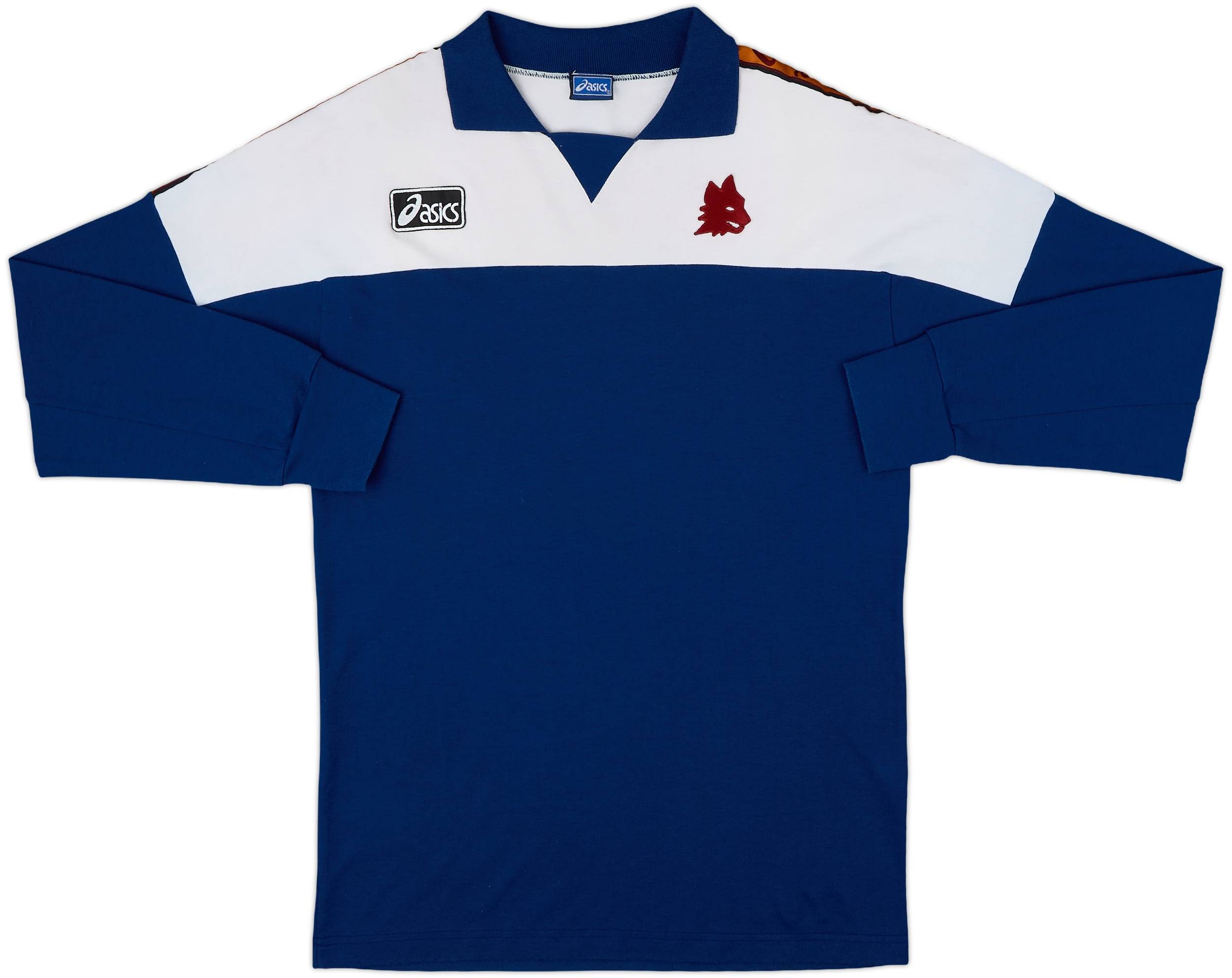 1995-96 Roma Asics Training L/S Shirt - 8/10 - (XL)