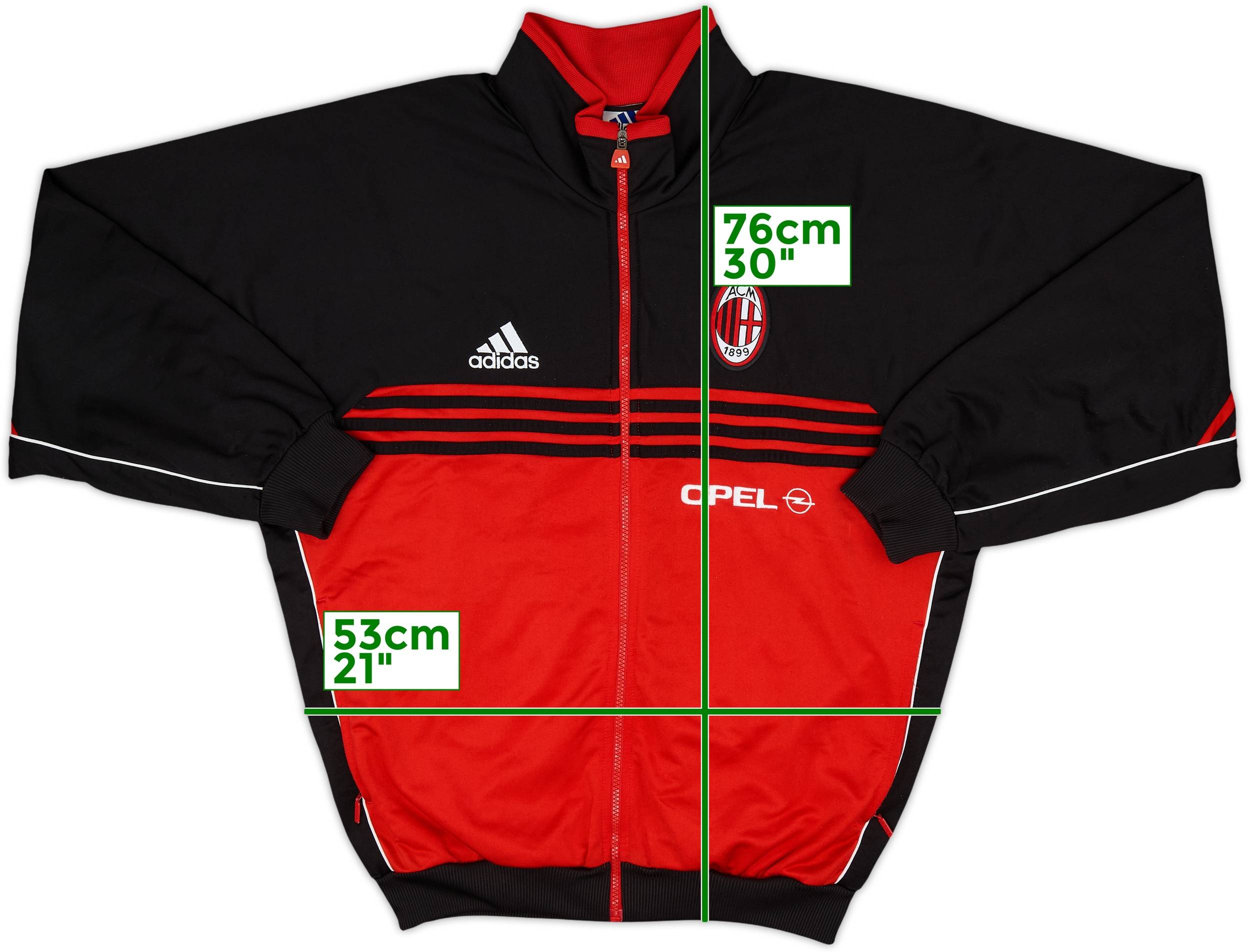 2000-01 AC Milan adidas Track Jacket - 8/10 - (M/L)