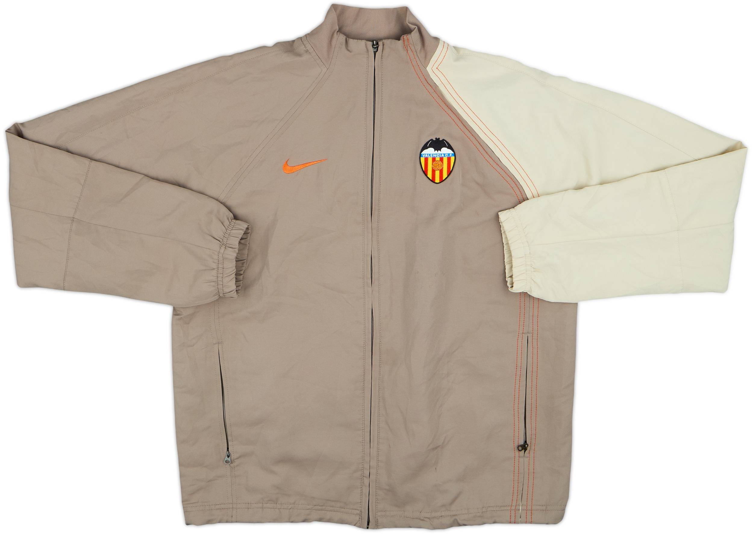 2004-05 Valencia Nike Track Jacket - 8/10 - (XL.Boys)