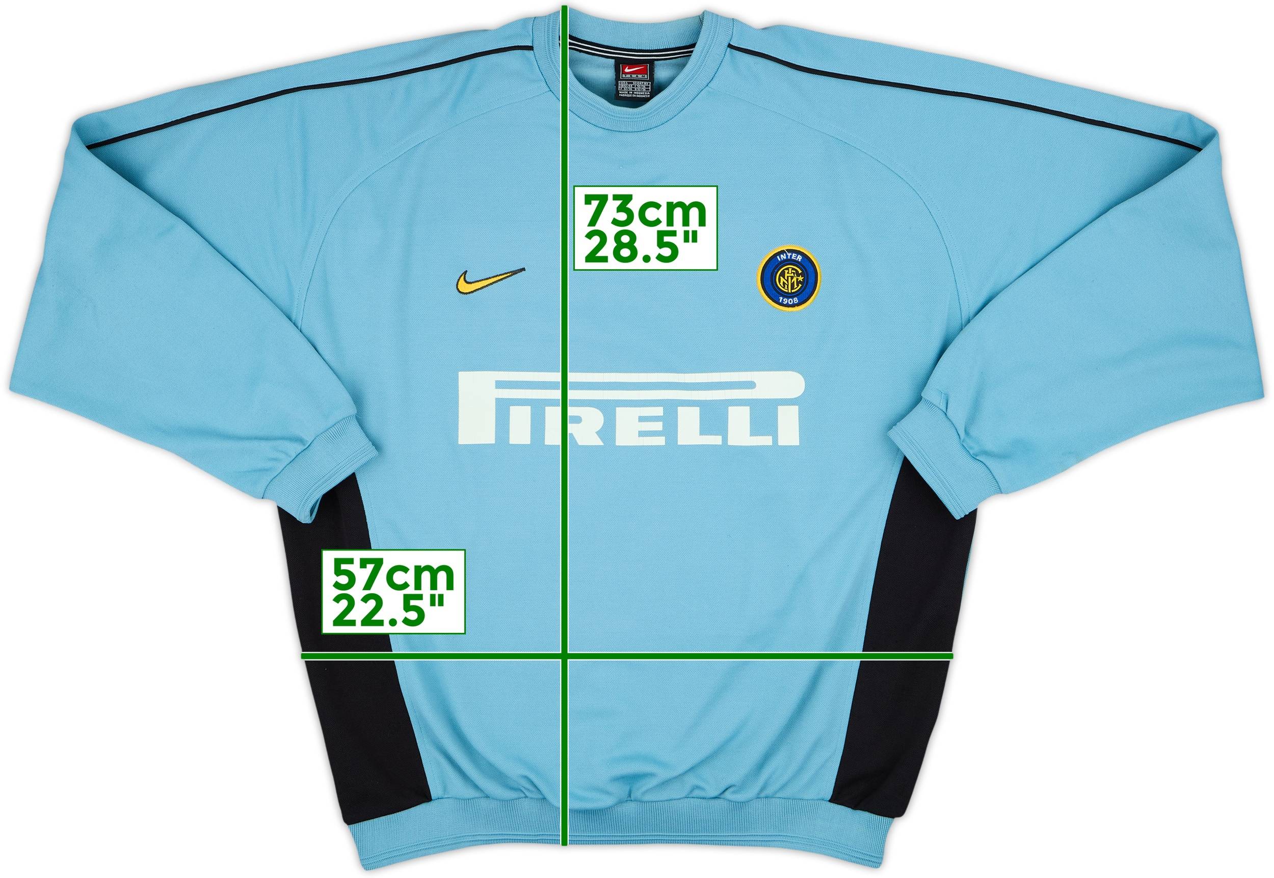 最終価格（希少）1999-00 Inter Milan Nike Sweat 1999-00 Inter Milan Nike Sweat Top - 6/10 - (L)