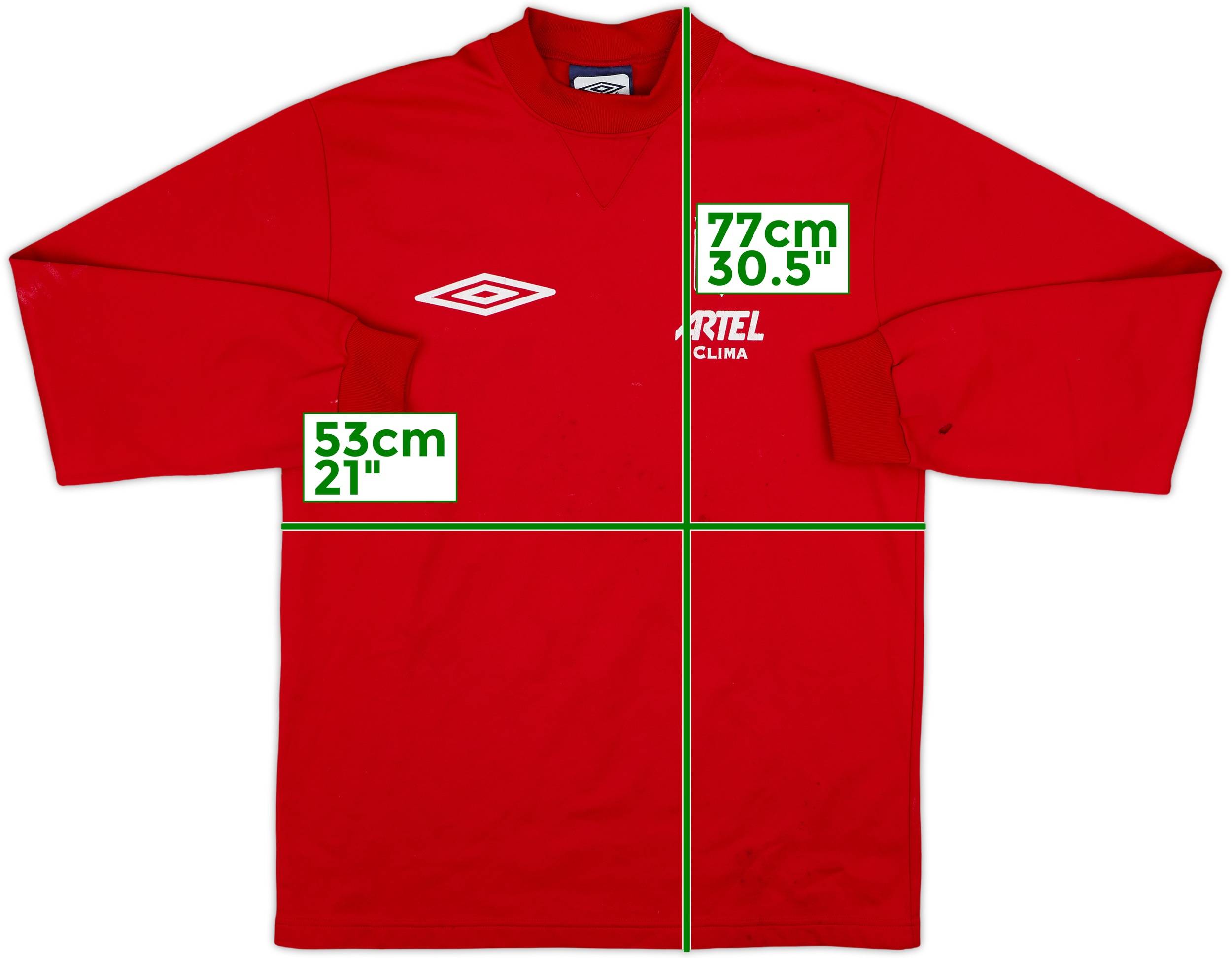 2000-01 Vicenza Umbro Sweat Top - 3/10 - (L)