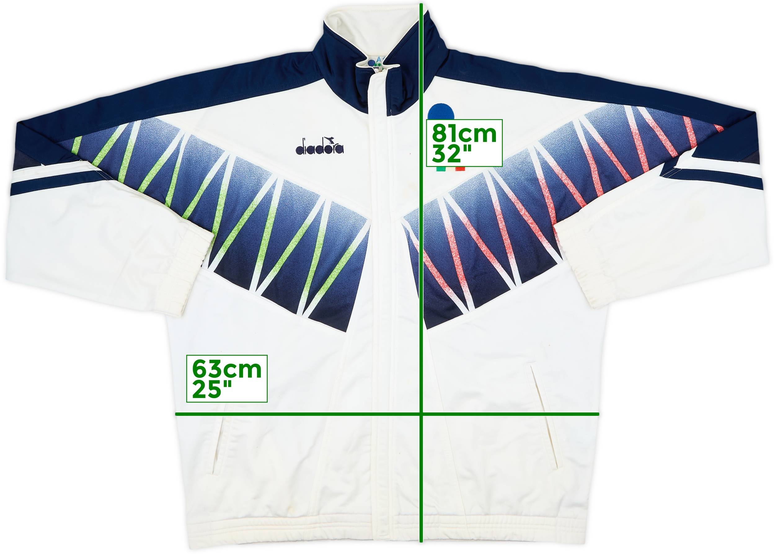 1994 Italy Diadora Track Jacket - 6/10 - (XL)