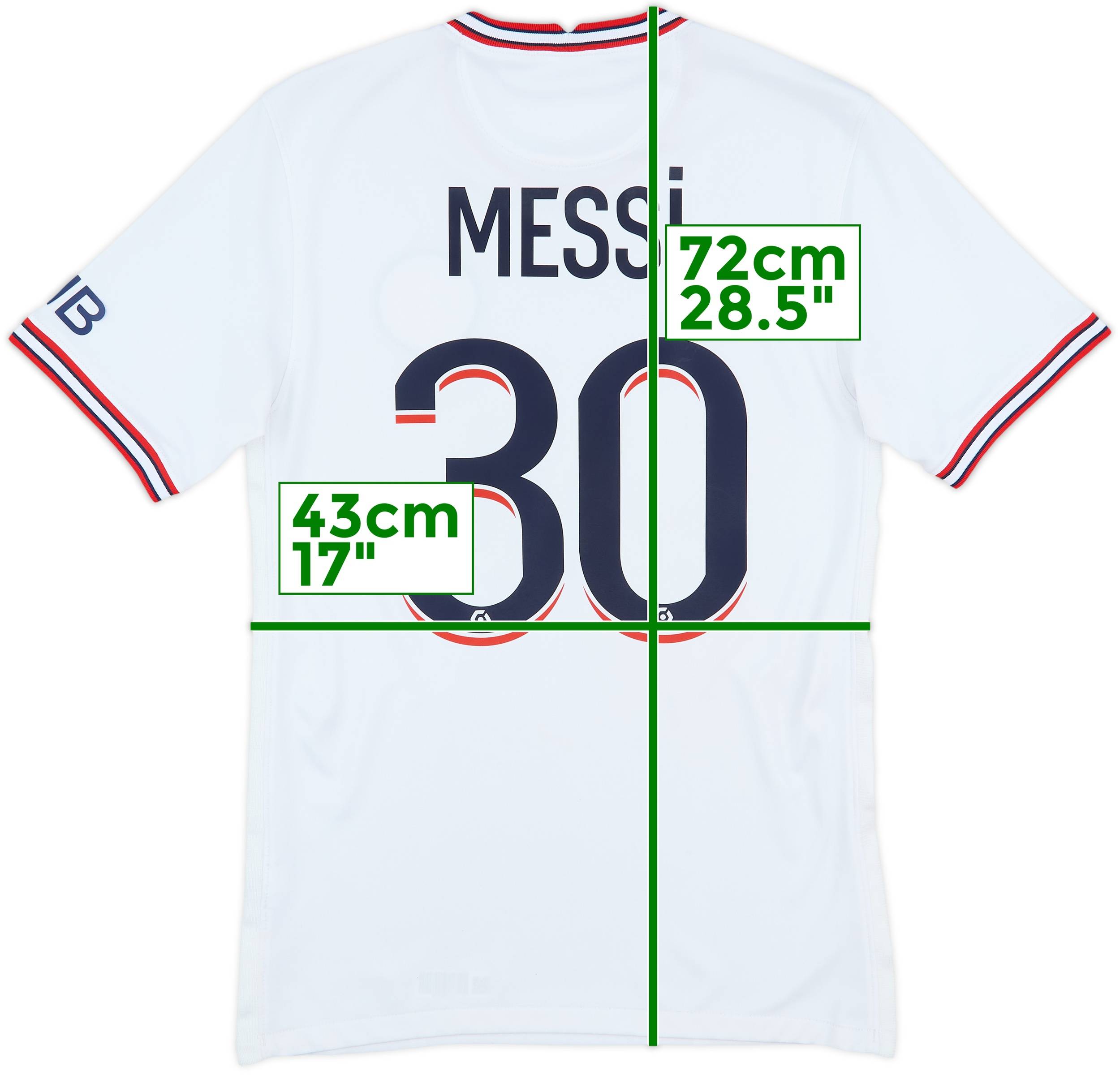 2021-22 Paris Saint-Germain Fourth Shirt Messi #30 - 8/10 - (XS)