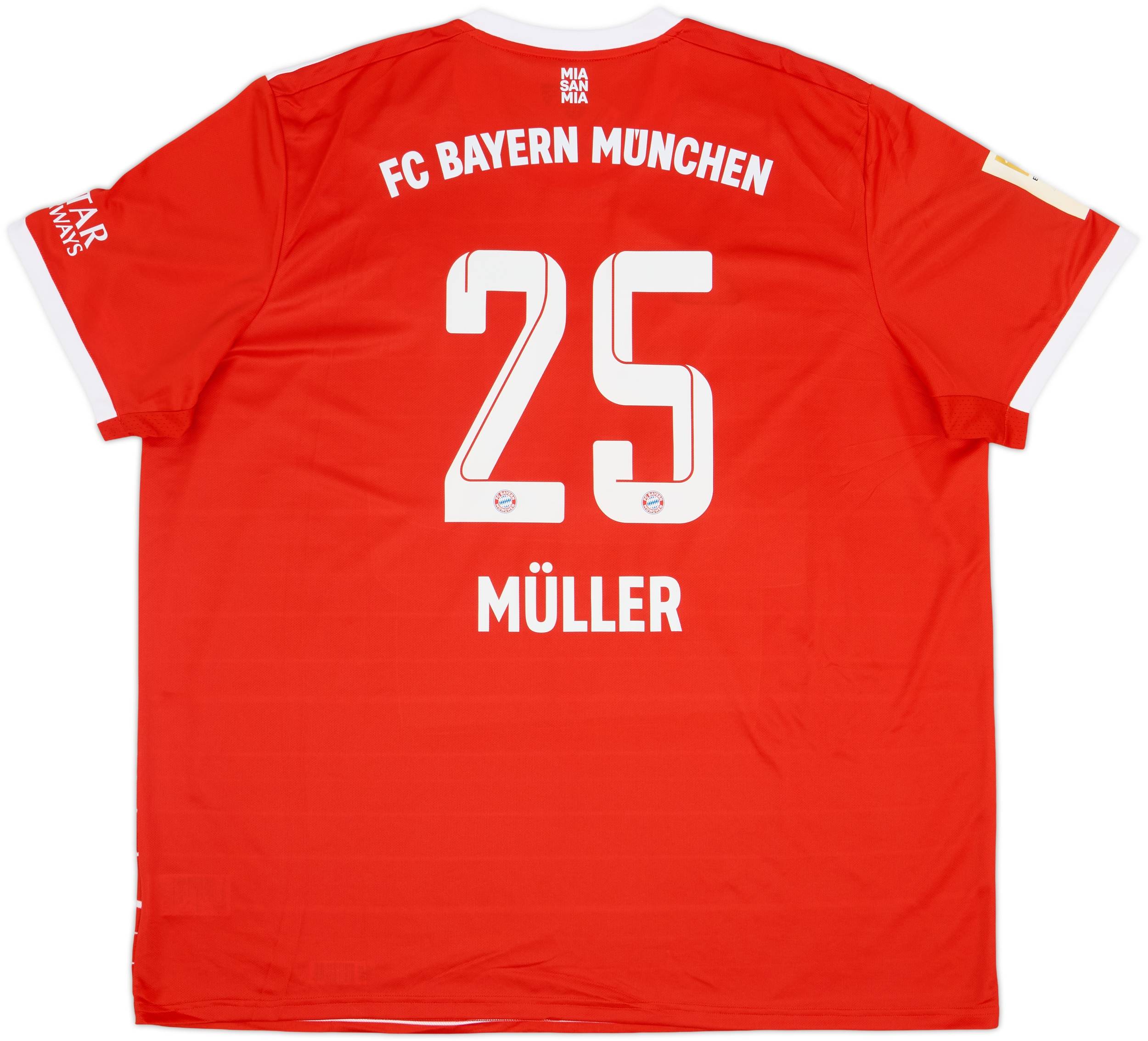 2022-23 Bayern Munich Home Shirt Muller #25 (3XL)