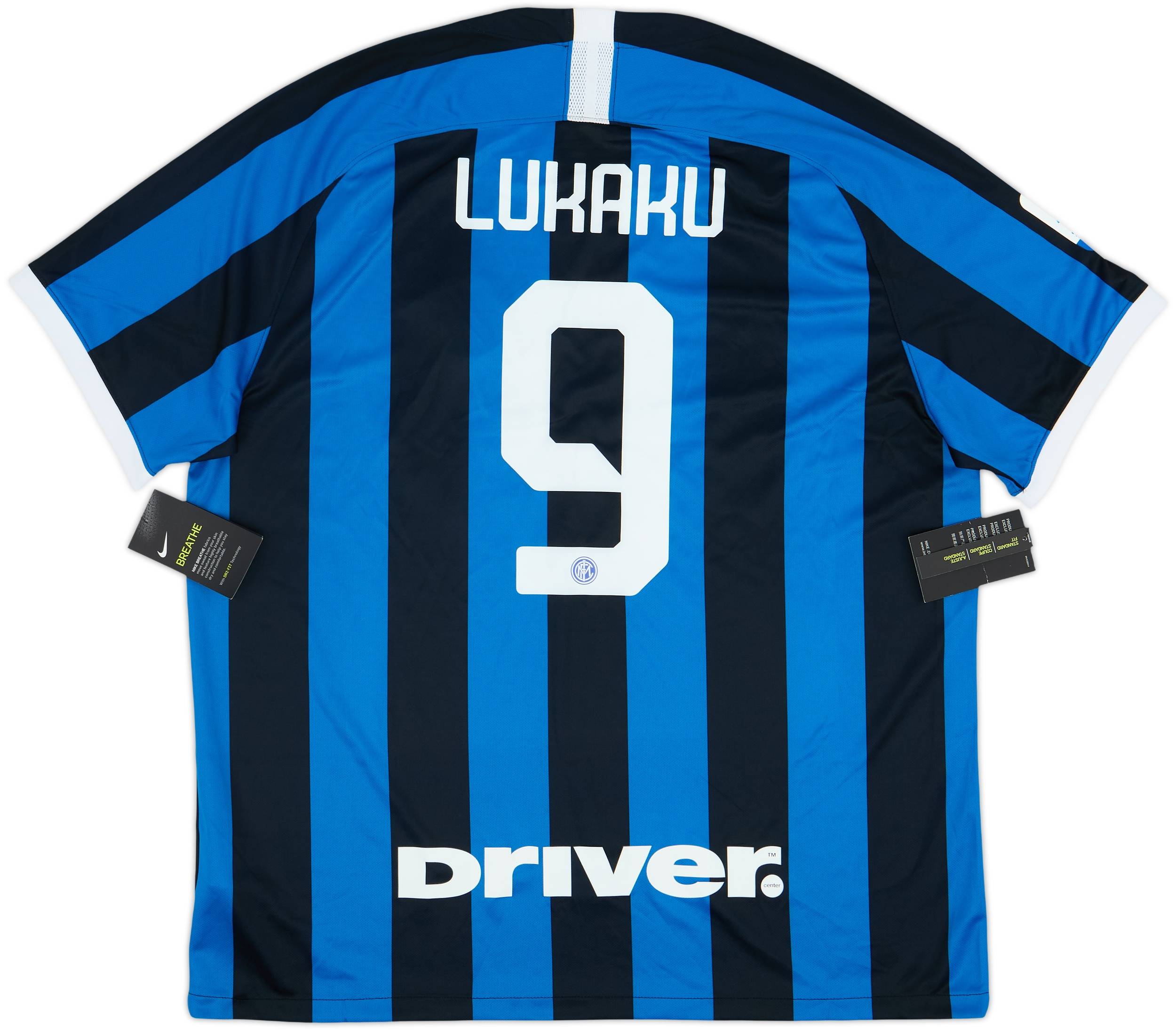 2019-20 Inter Milan Home Shirt Lukaku #9 (XXL)