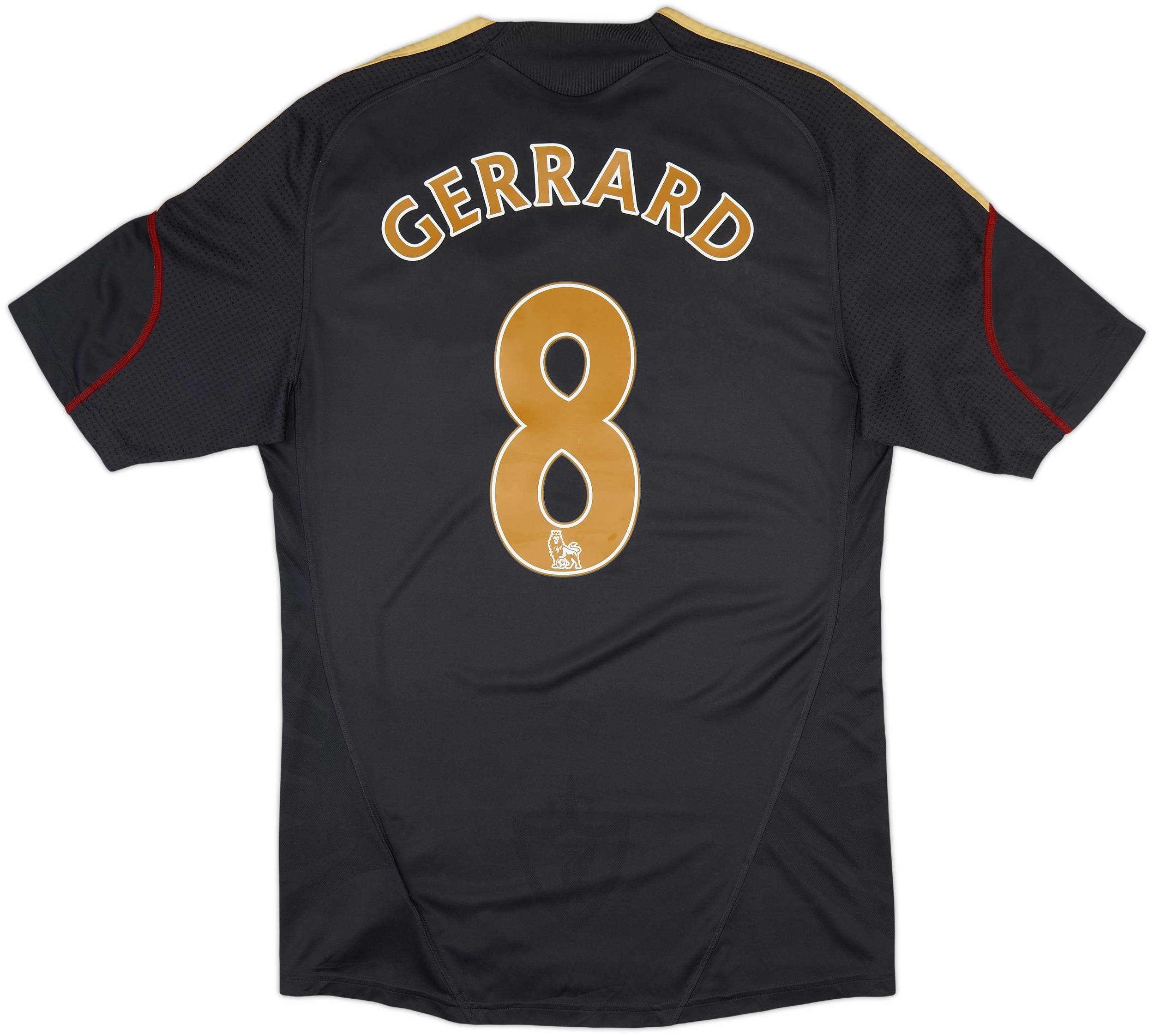 2009-10 Liverpool Away Shirt Gerrard #8 - 6/10 - (M)