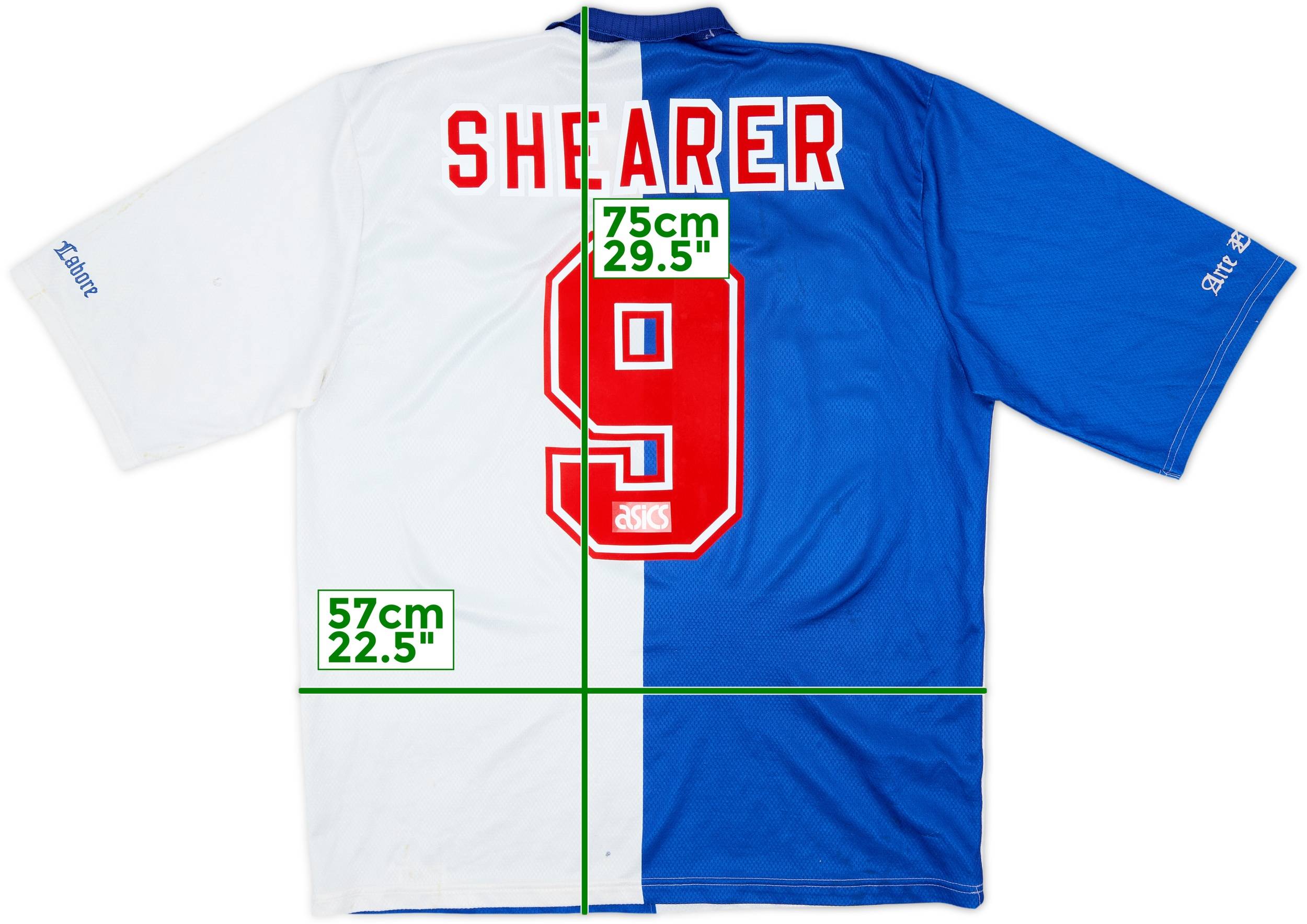 1994-95 Blackburn Rovers Home Shirt Shearer #9 - 7/10 - (XL)
