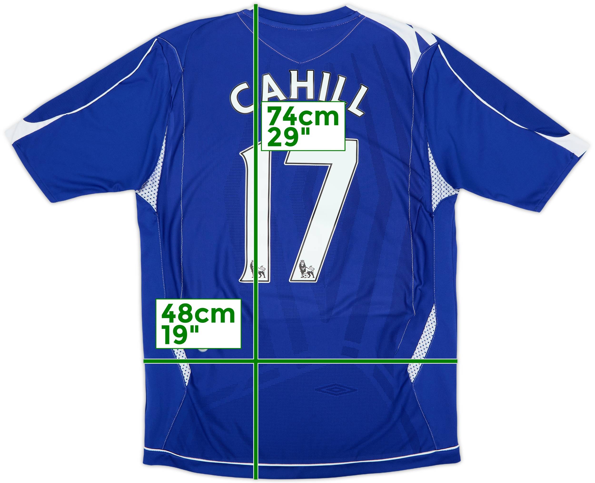 2007-08 Everton Home Shirt Cahill #17 - 6/10 - (M)