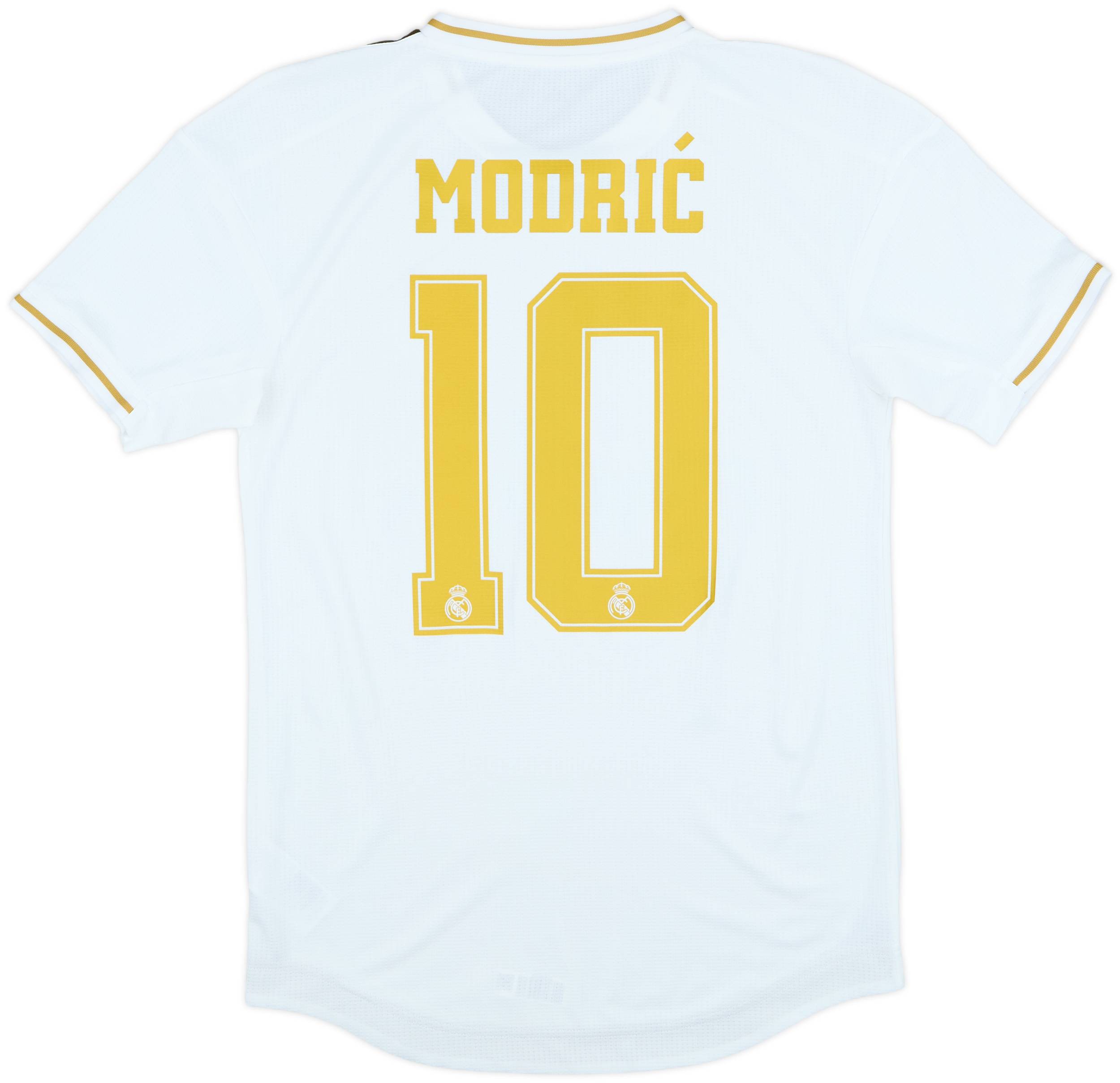 2019-20 Real Madrid Authentic Home Shirt Modric #10 - 5/10 - (S)