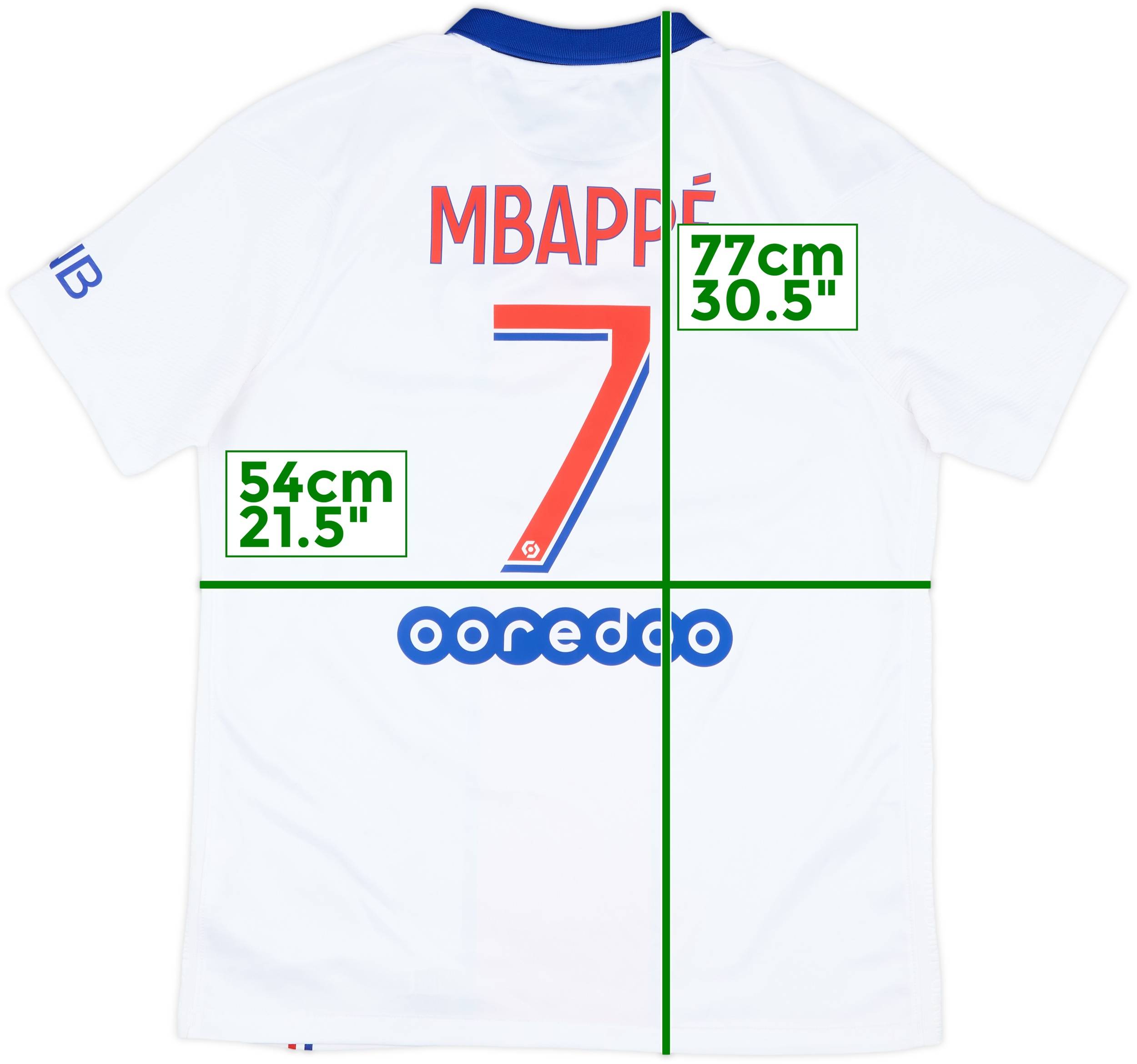 2020-21 Paris Saint-Germain Away Shirt Mbappe #7 - 8/10 - (L)