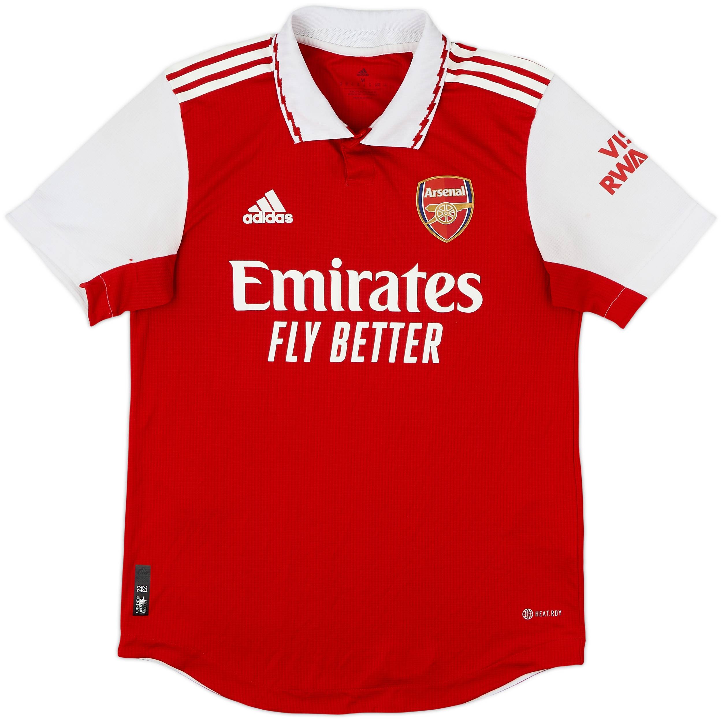 2022-23 Arsenal Authentic Home Shirt Saka #7 - 8/10 - (M)